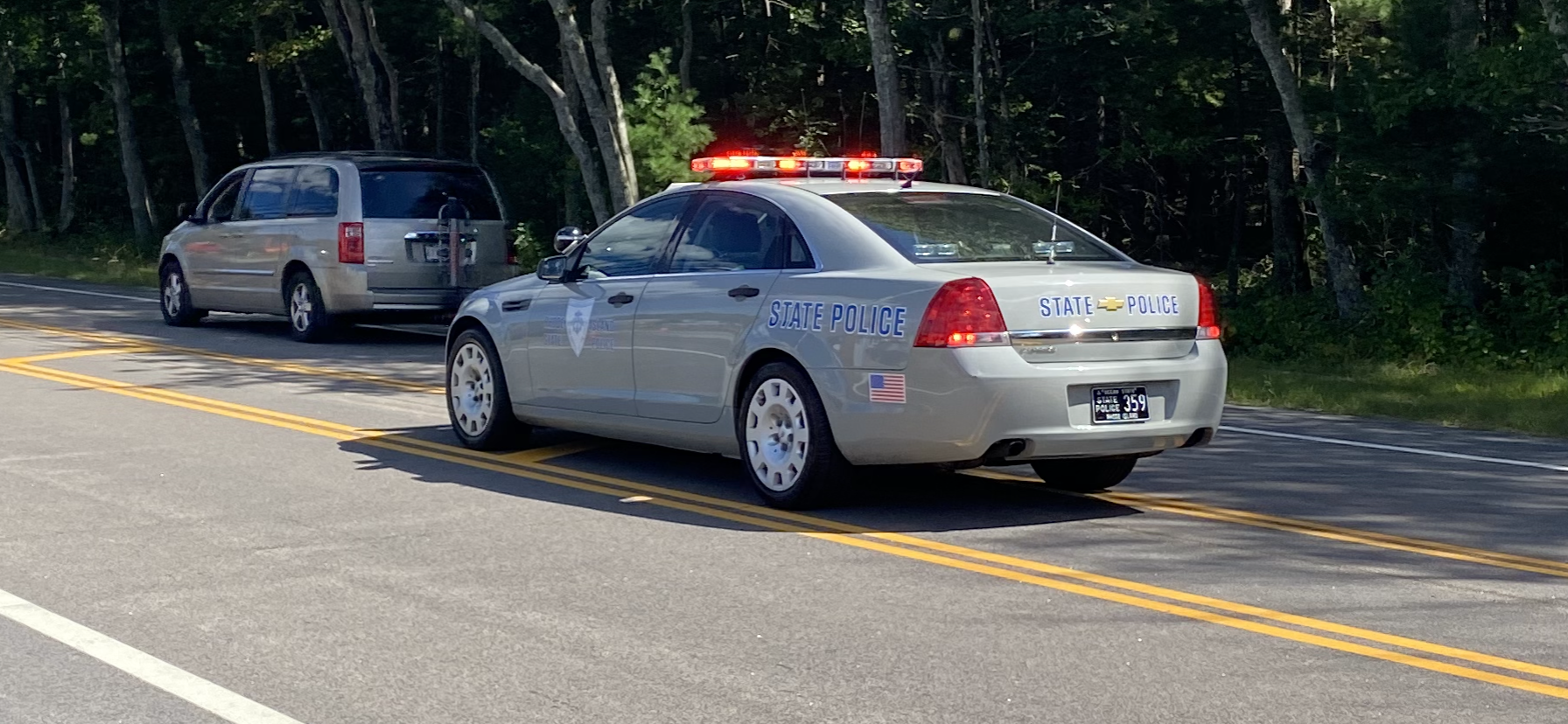 A photo  of Rhode Island State Police
            Cruiser 359, a 2013 Chevrolet Caprice             taken by @riemergencyvehicles