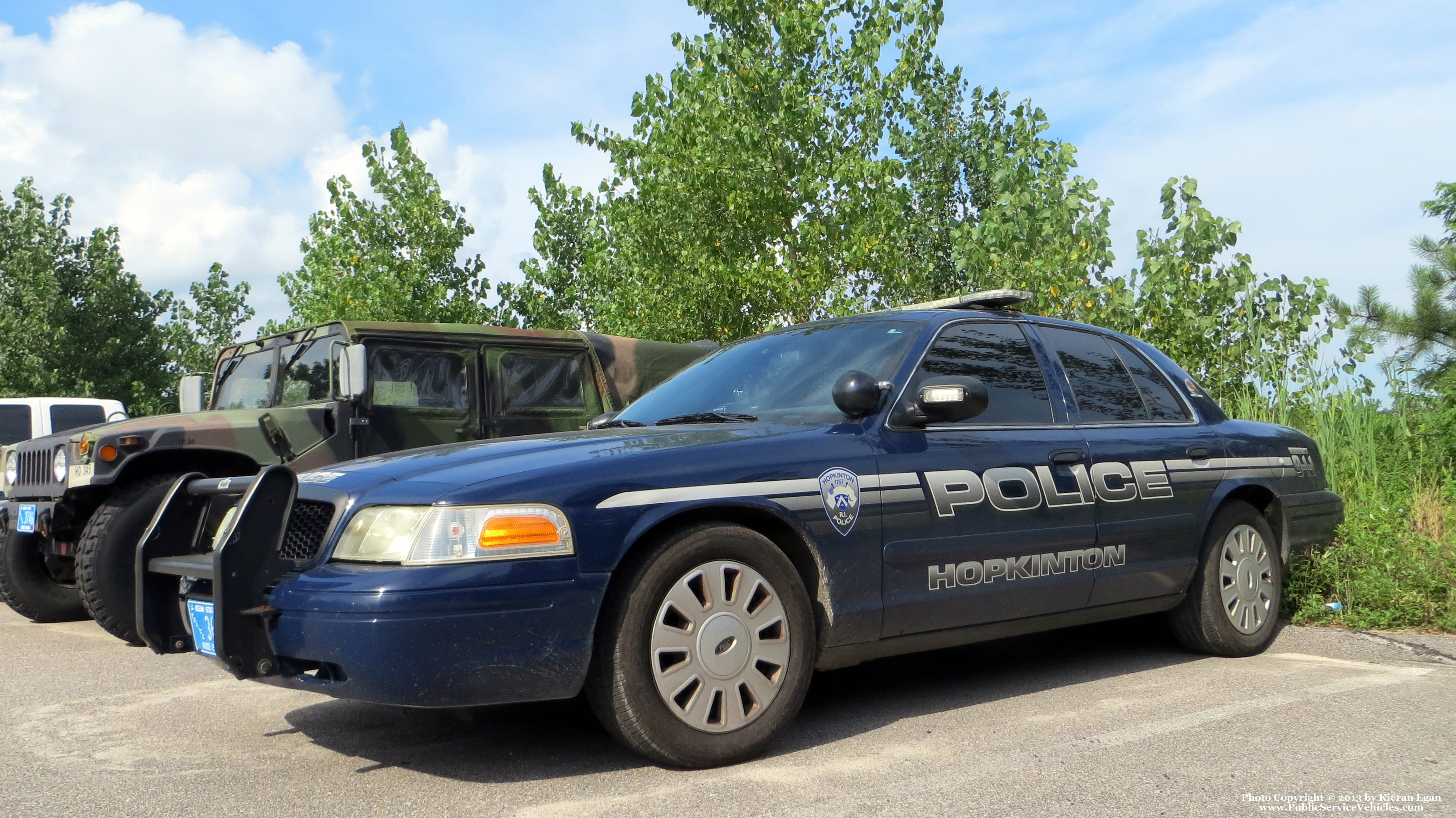 A photo  of Hopkinton Police
            Cruiser 369, a 2005-2008 Ford Crown Victoria Police Interceptor             taken by Kieran Egan