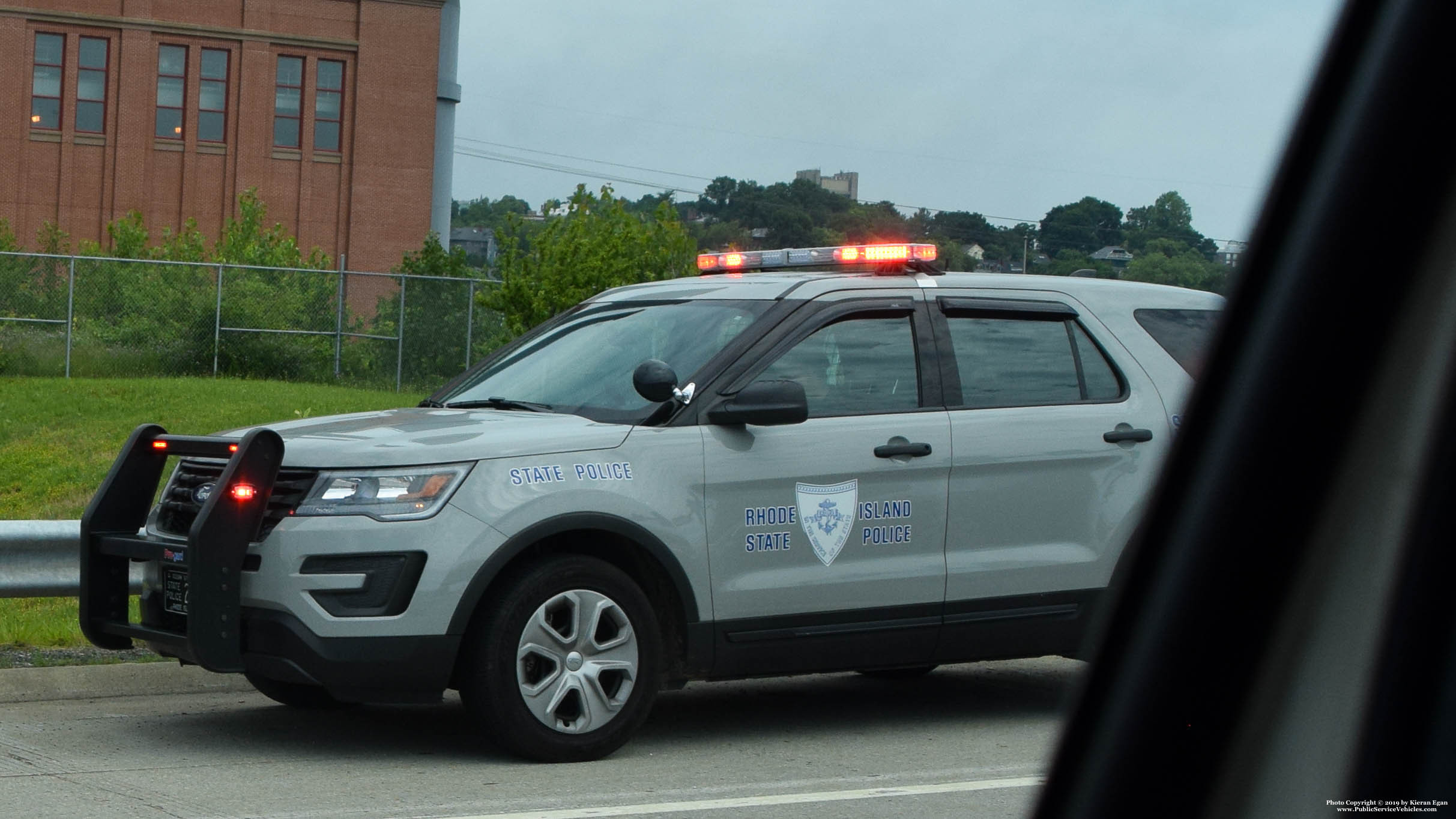 A photo  of Rhode Island State Police
            Cruiser 253, a 2017 Ford Police Interceptor Utility             taken by Kieran Egan