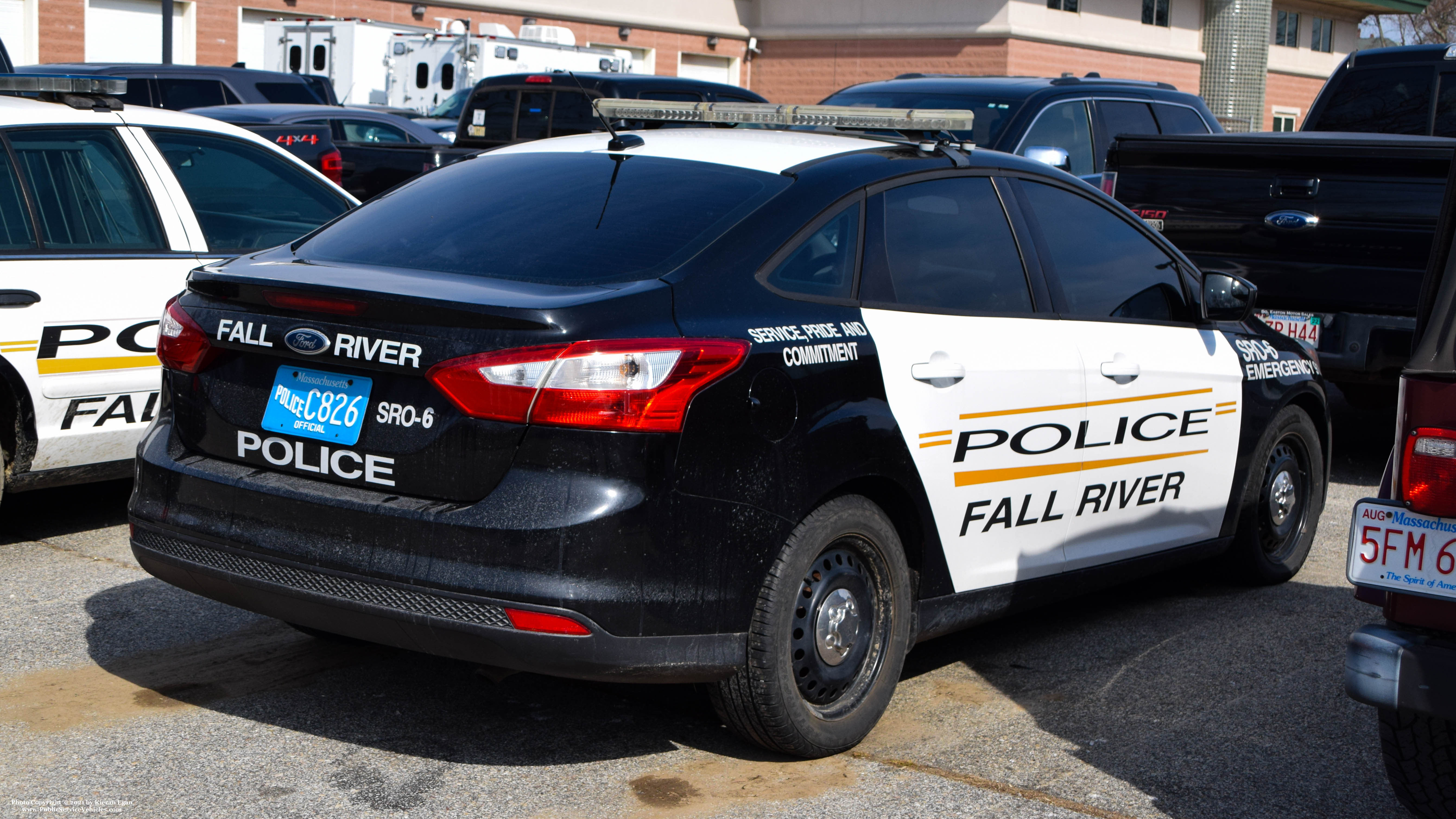 A photo  of Fall River Police
            SRO-6, a 2012 Ford Focus             taken by Kieran Egan