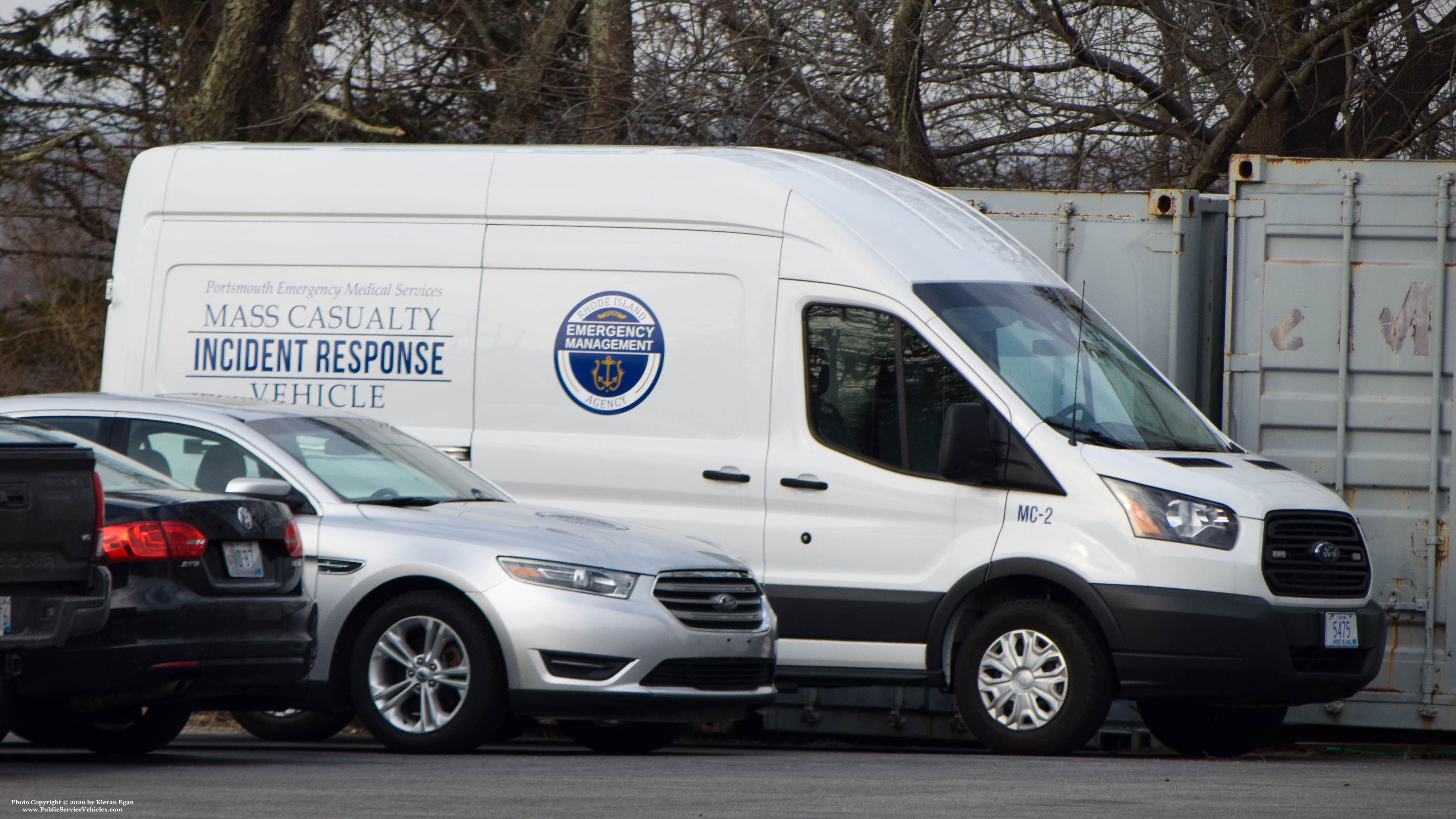 A photo  of Portsmouth Fire
            Mass Casualty Unit 2, a 2019 Ford Transit Cargo Van             taken by Kieran Egan