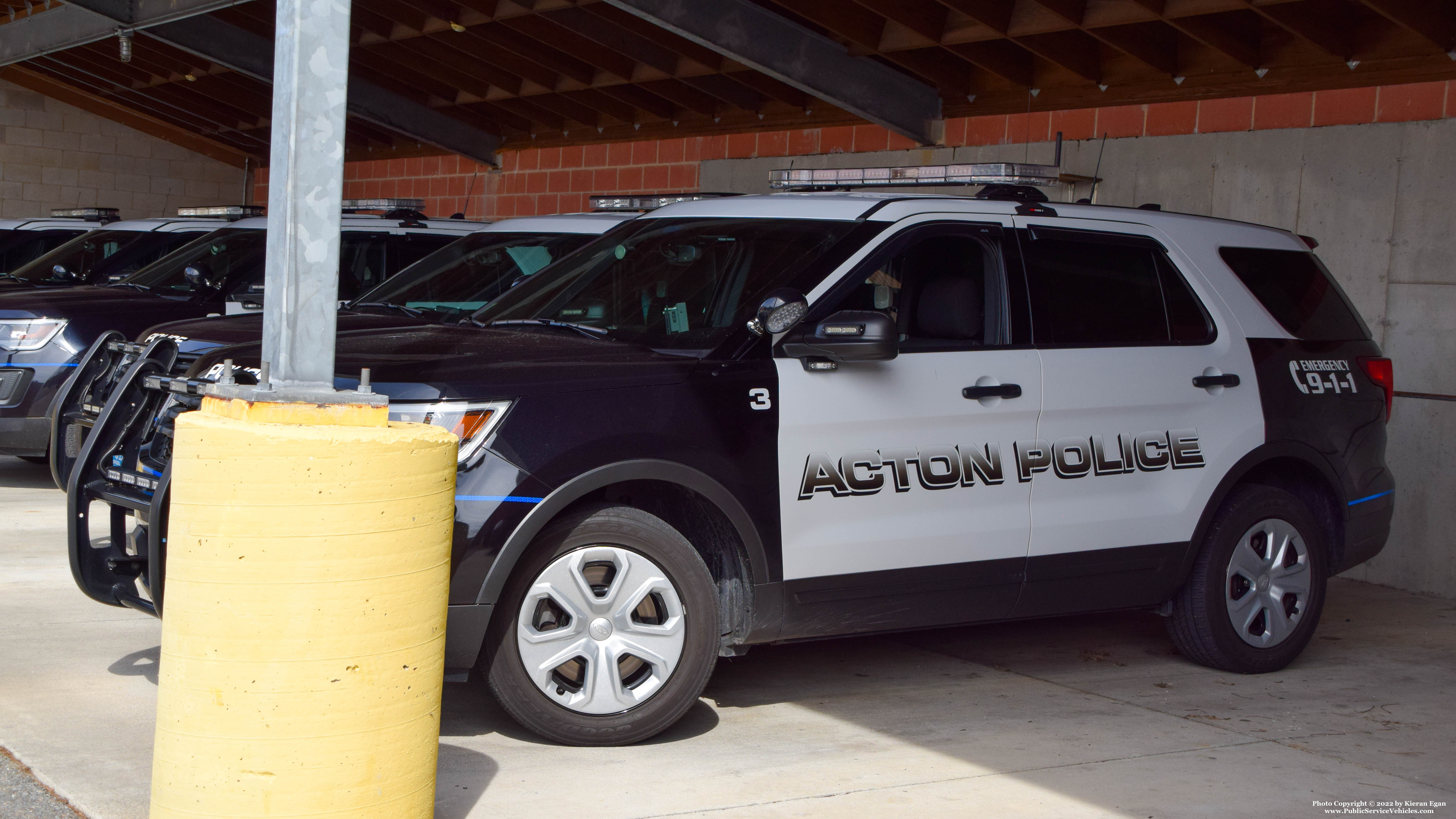 A photo  of Acton Police
            Car 3, a 2016-2019 Ford Police Interceptor Utility             taken by Kieran Egan