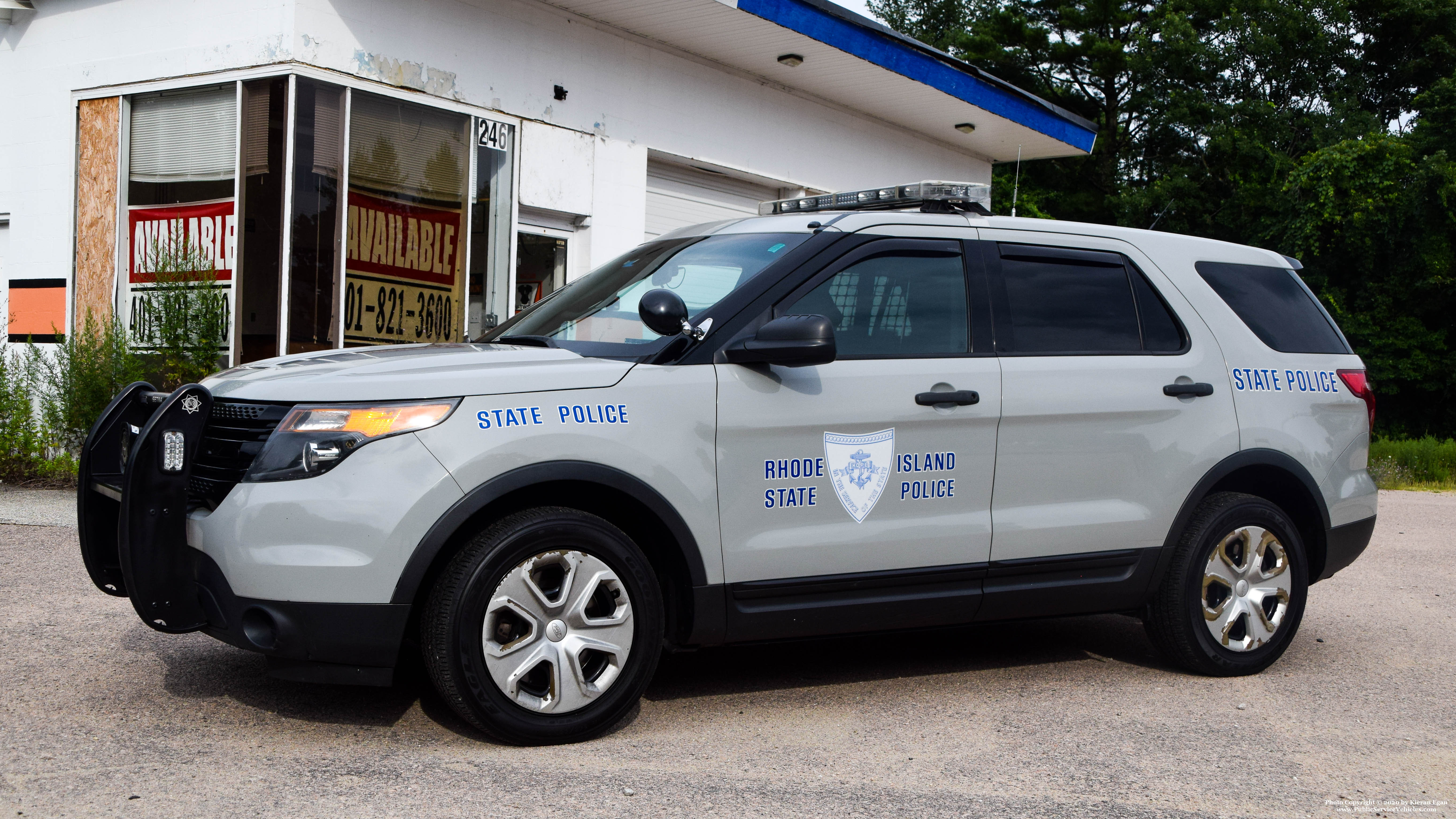 A photo  of Rhode Island State Police
            Cruiser 52, a 2013 Ford Police Interceptor Utility             taken by Kieran Egan