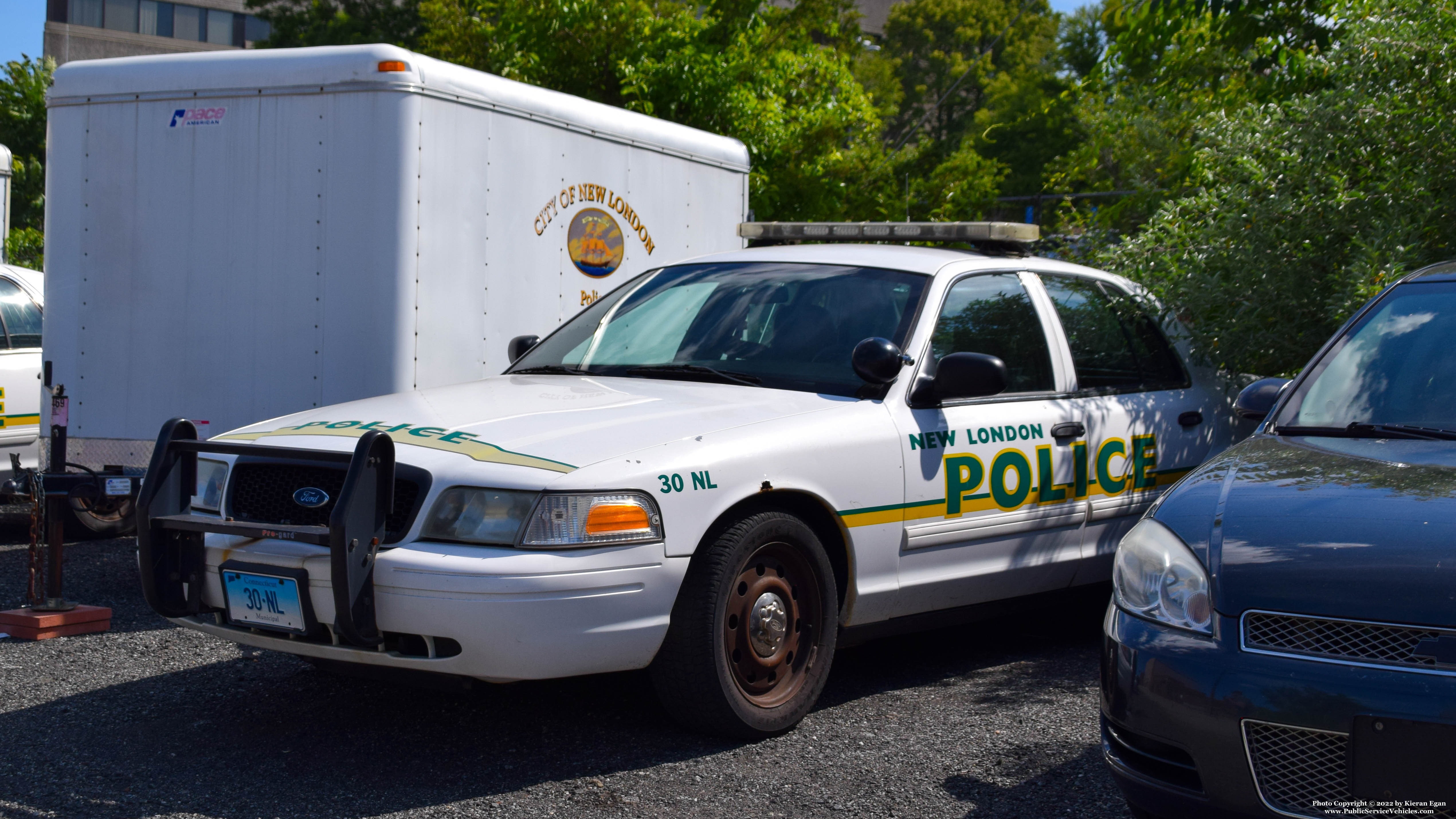 A photo  of New London Police
            Car 30, a 2010 Ford Crown Victoria Police Interceptor             taken by Kieran Egan
