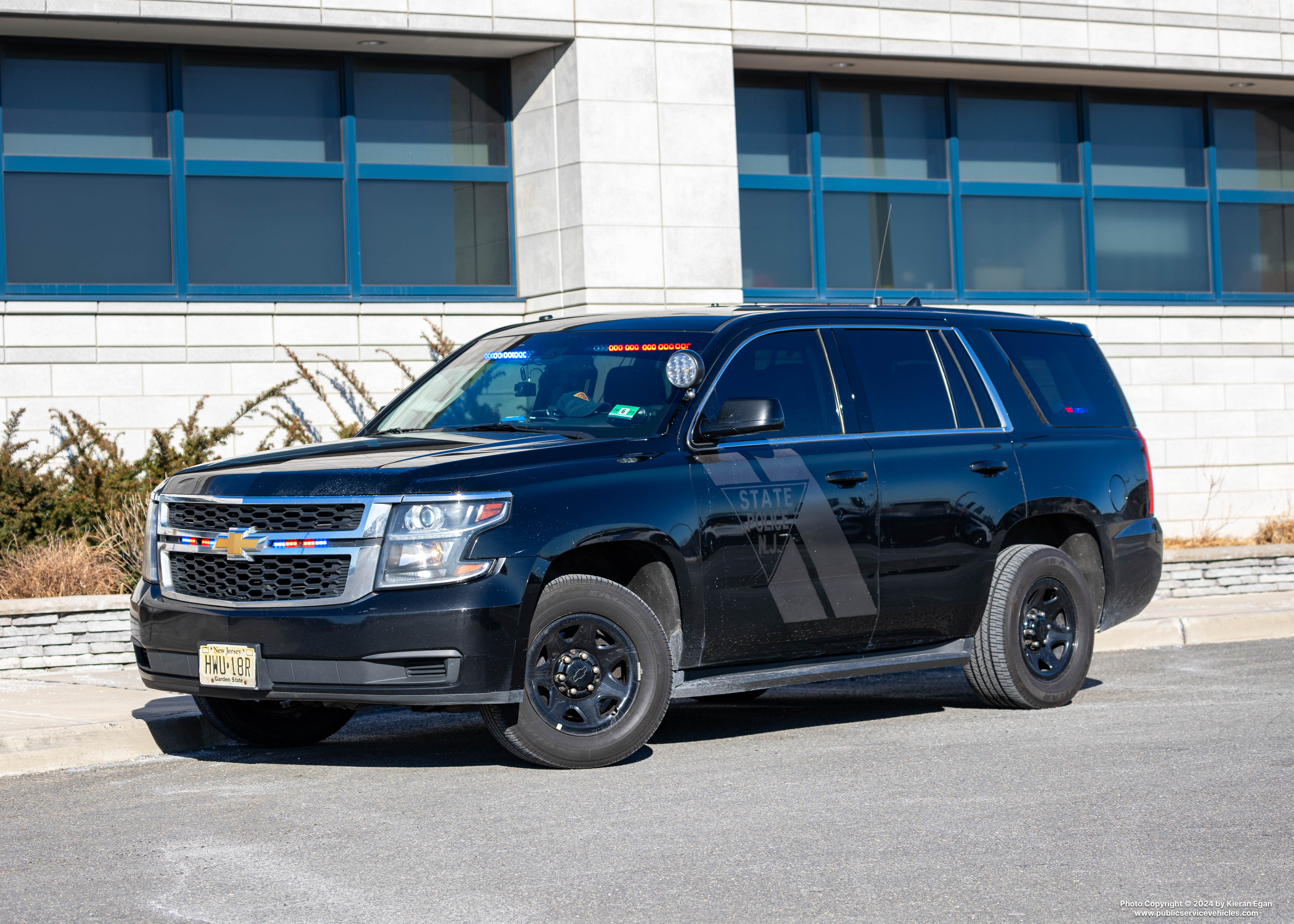 A photo  of New Jersey State Police
            Patrol Unit, a 2018 Chevrolet Tahoe             taken by Kieran Egan