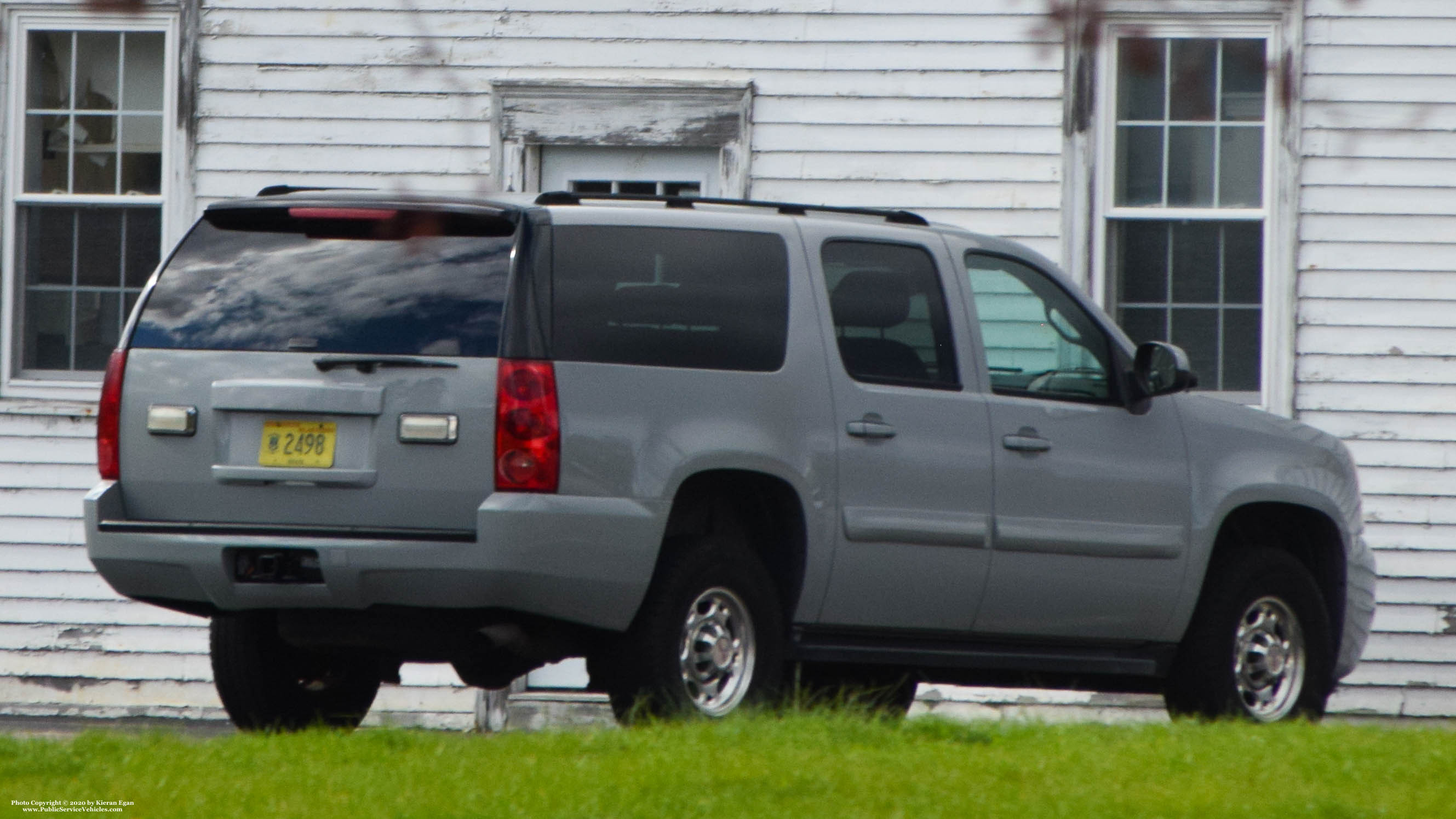 A photo  of Rhode Island State Police
            Cruiser 2498, a 2007-2014 GMC Yukon XL             taken by Kieran Egan