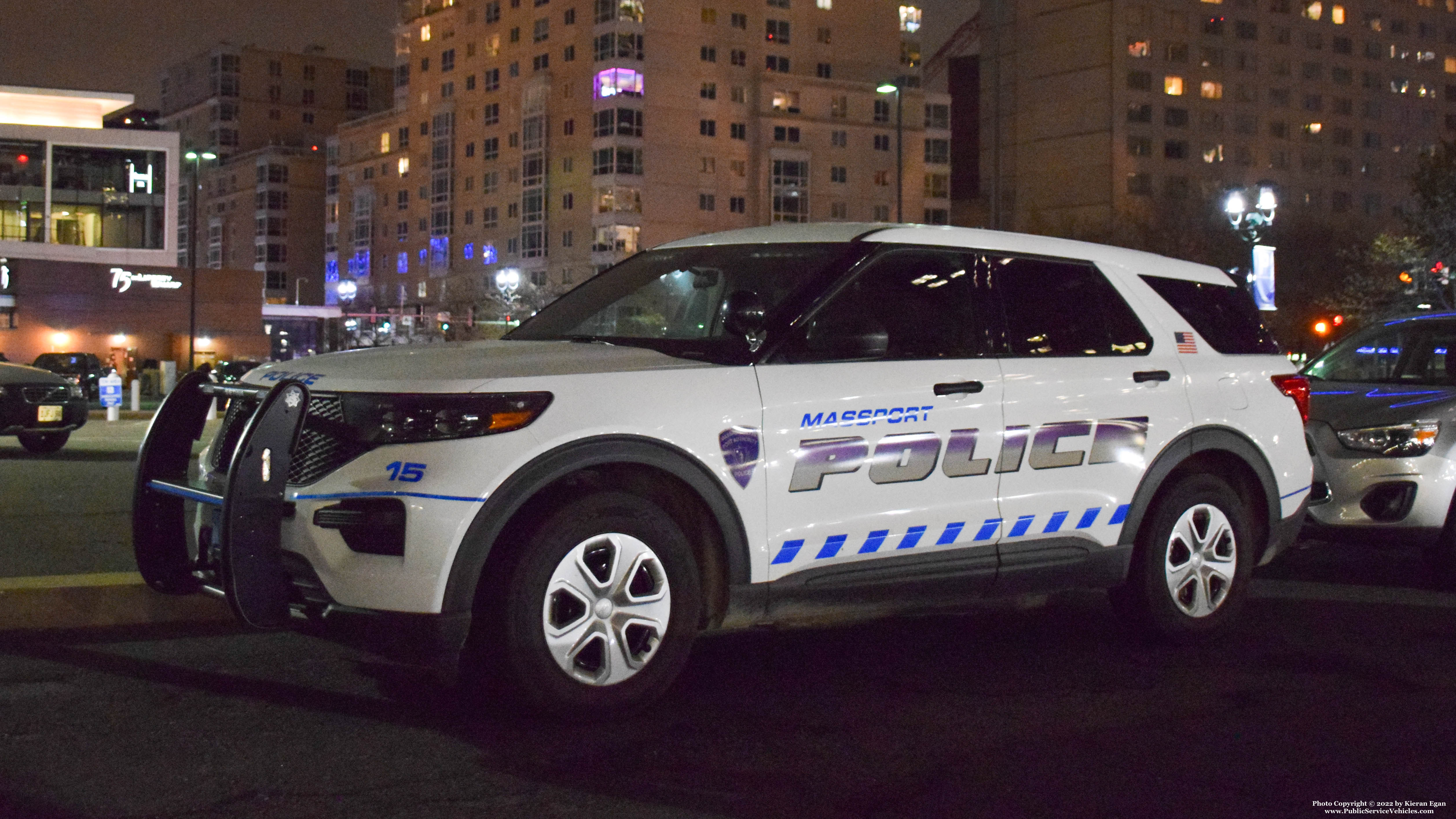 A photo  of Massport Police
            Car 15, a 2020 Ford Police Interceptor Utility             taken by Kieran Egan