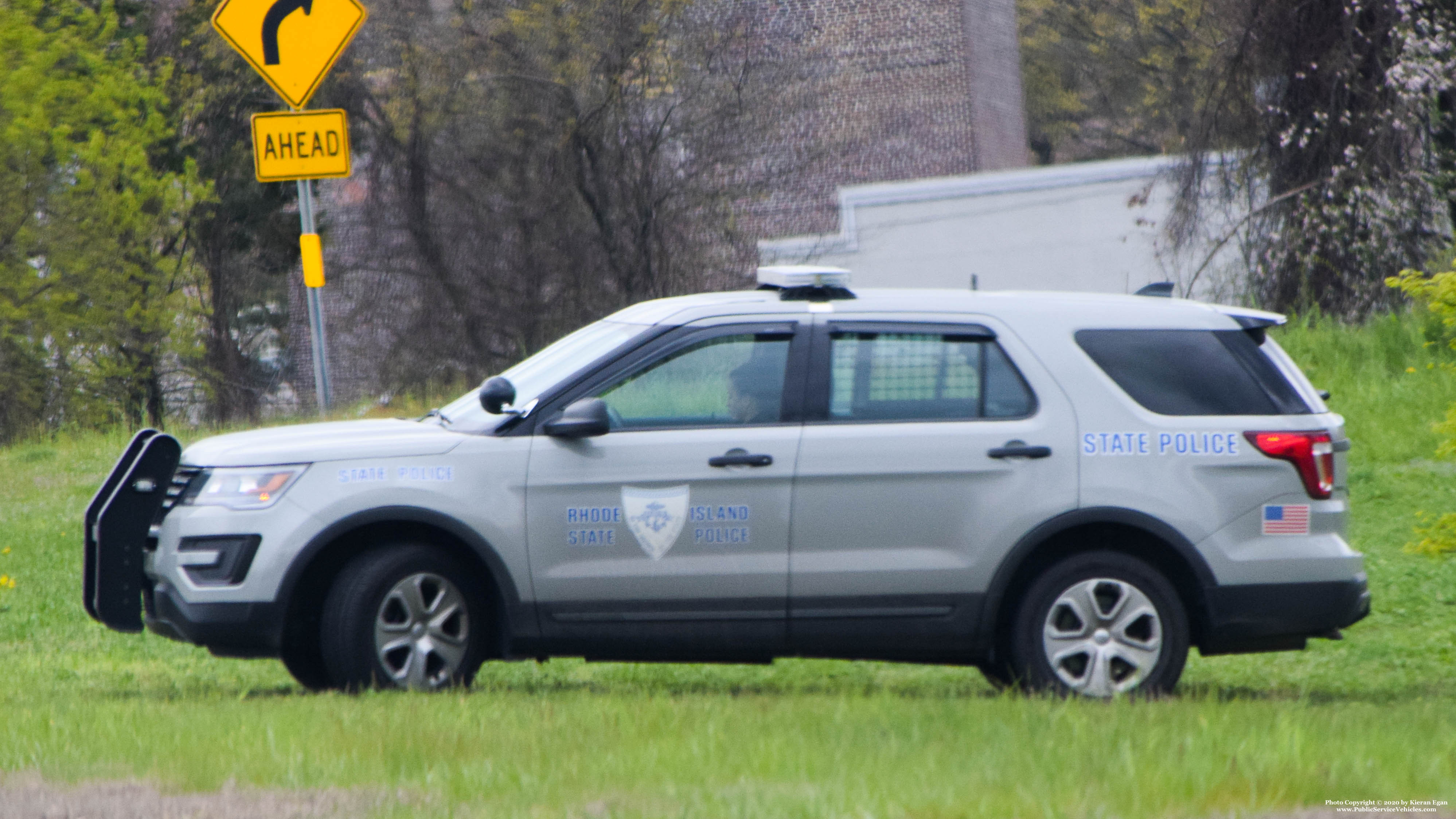 A photo  of Rhode Island State Police
            Cruiser 253, a 2017 Ford Police Interceptor Utility             taken by Kieran Egan