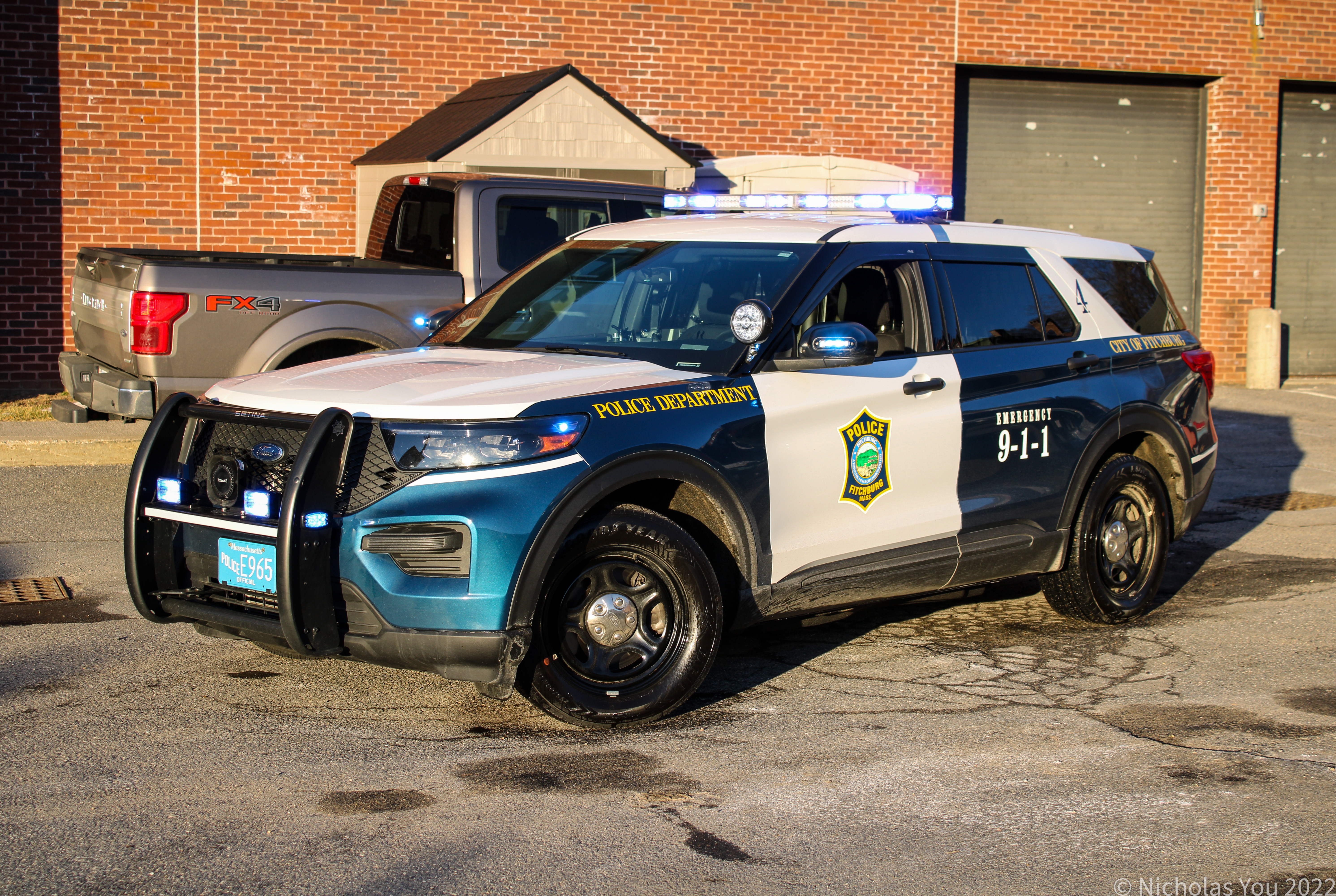 A photo  of Fitchburg Police
            Car 4, a 2021 Ford Police Interceptor Utility             taken by Nicholas You