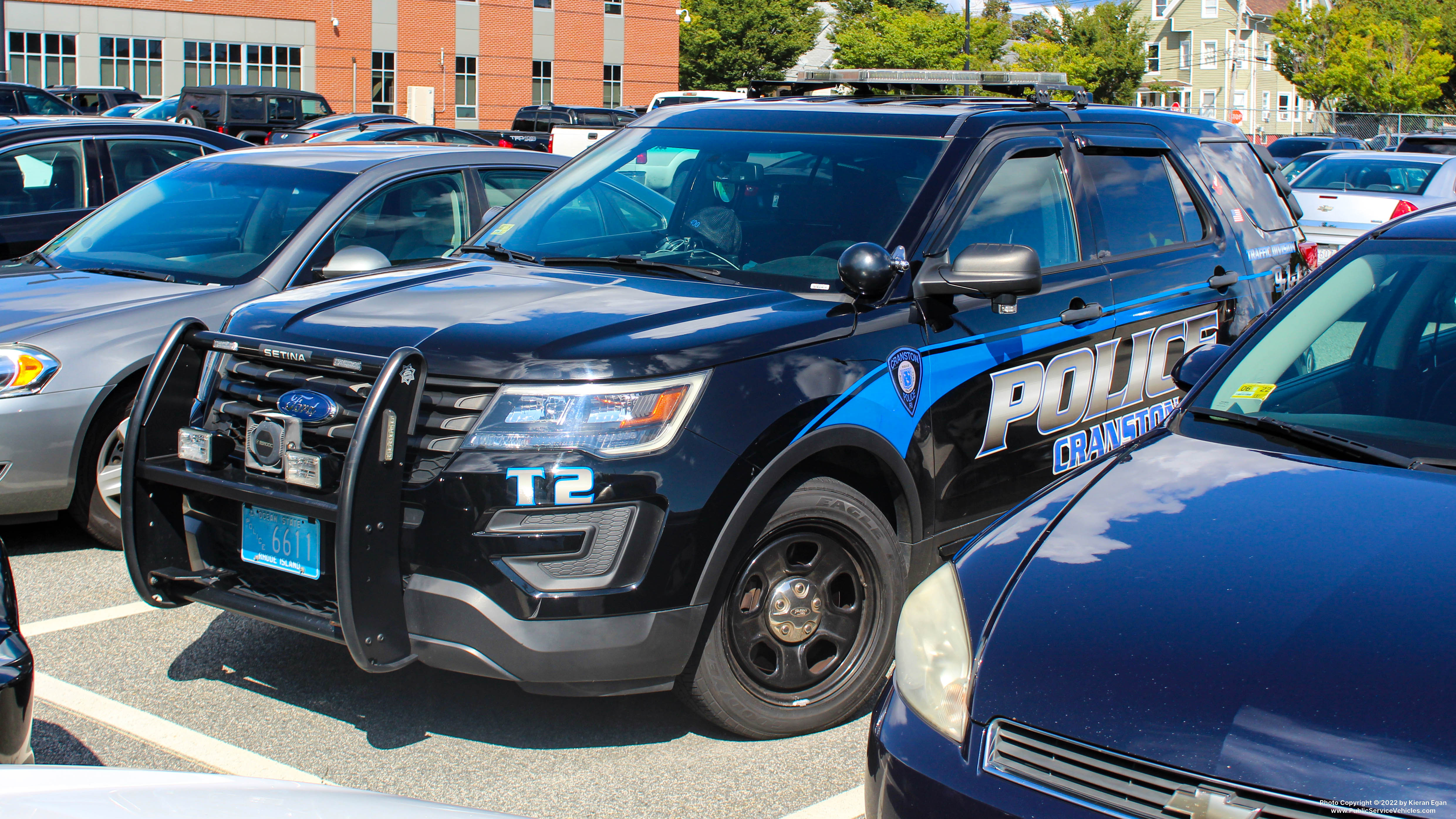 A photo  of Cranston Police
            T-2, a 2016 Ford Police Interceptor Utility             taken by Kieran Egan