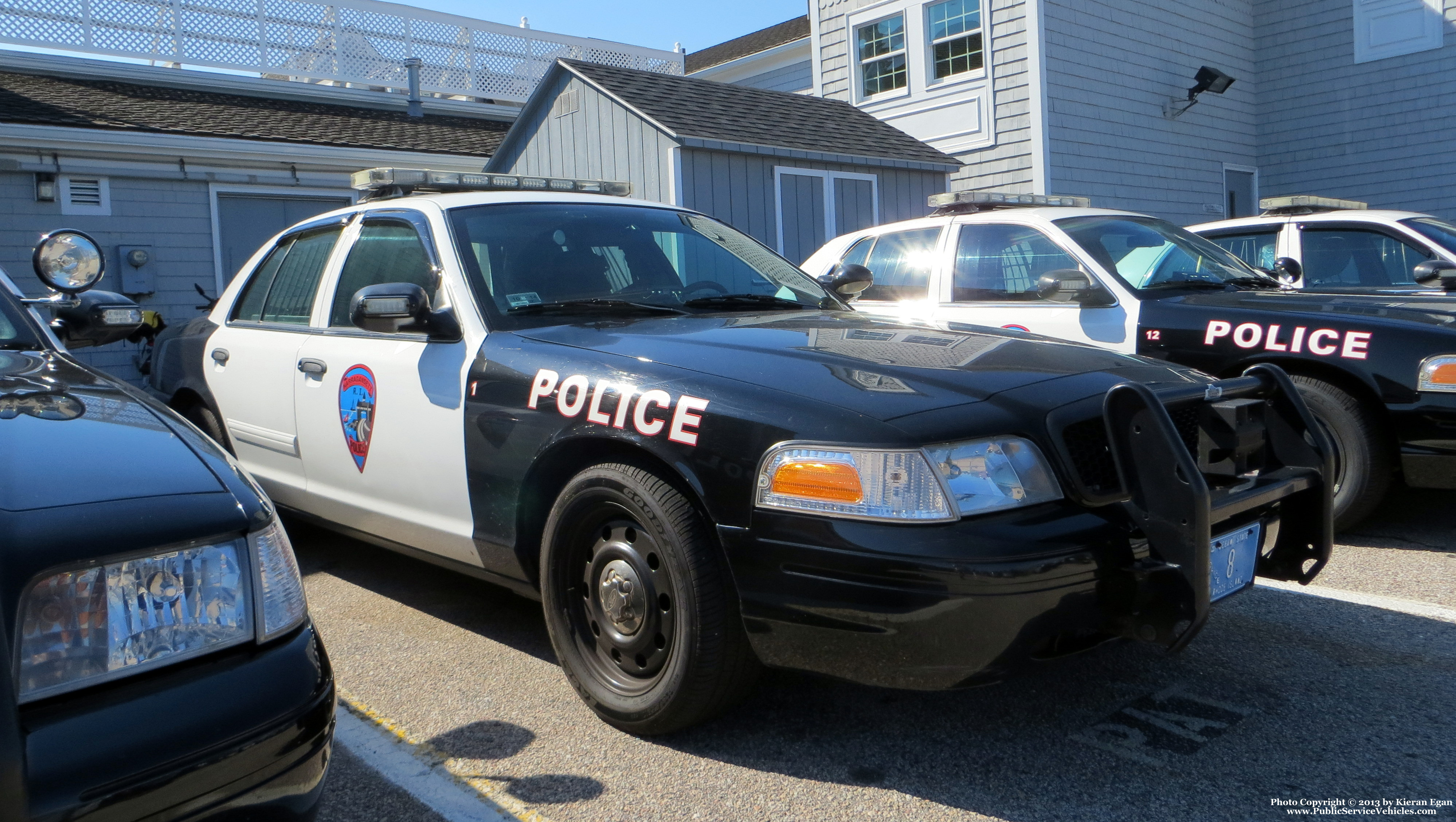 A photo  of Narragansett Police
            Car 1, a 2009-2011 Ford Crown Victoria Police Interceptor             taken by Kieran Egan