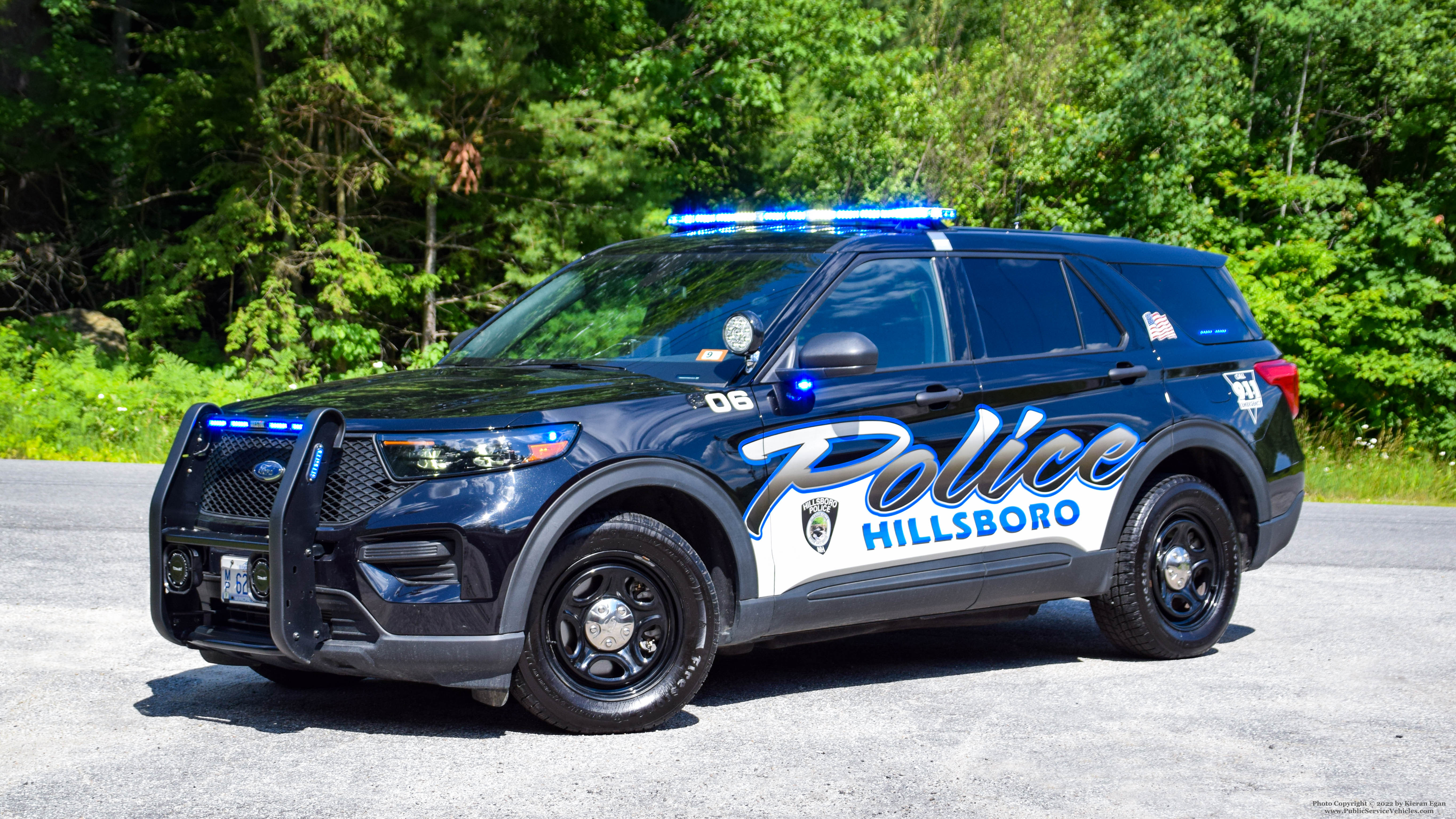 A photo  of Hillsborough Police
            Car 6, a 2021 Ford Police Interceptor Utility             taken by Kieran Egan