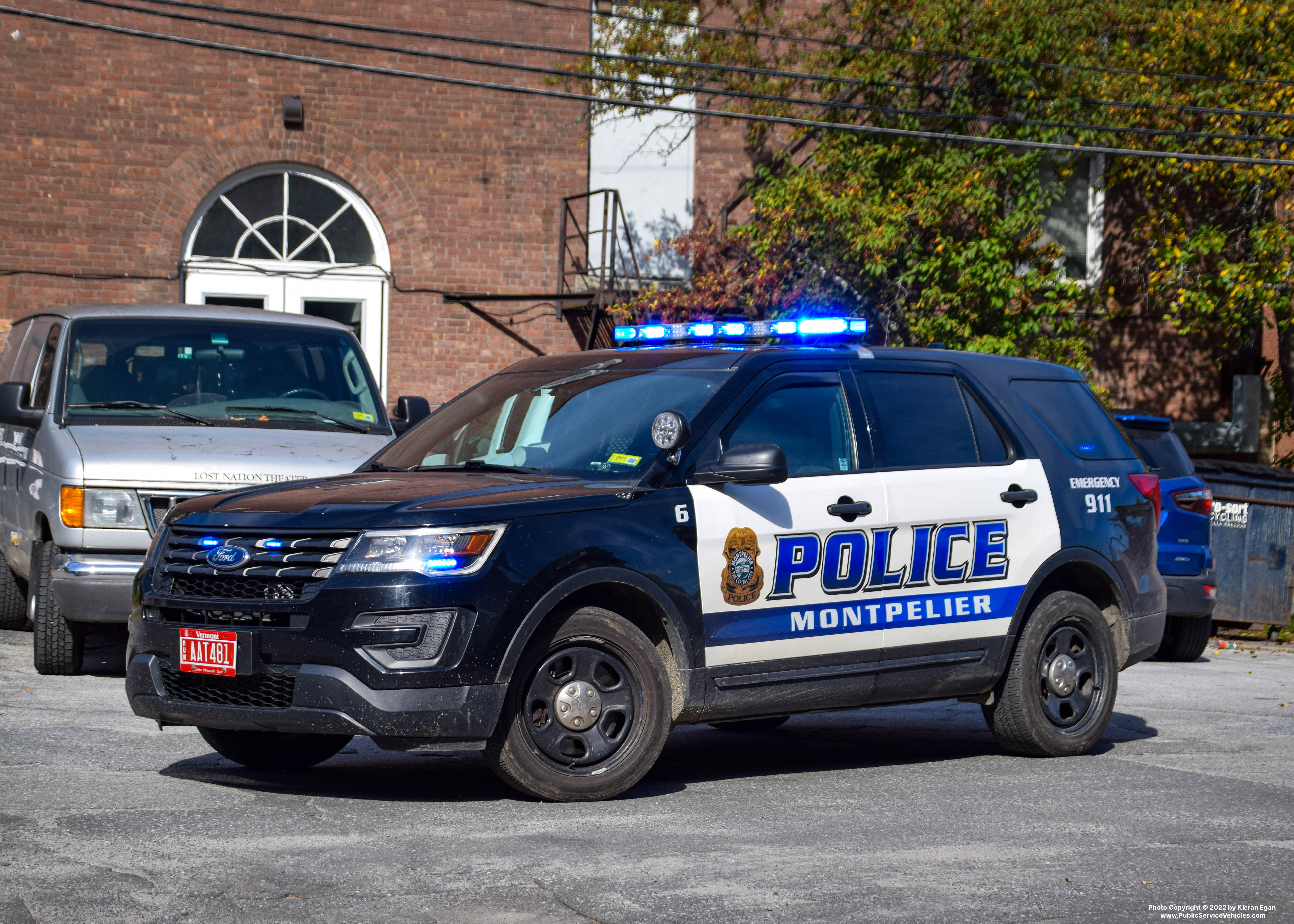 A photo  of Montpelier Police
            Car 6, a 2017 Ford Police Interceptor Utility             taken by Kieran Egan