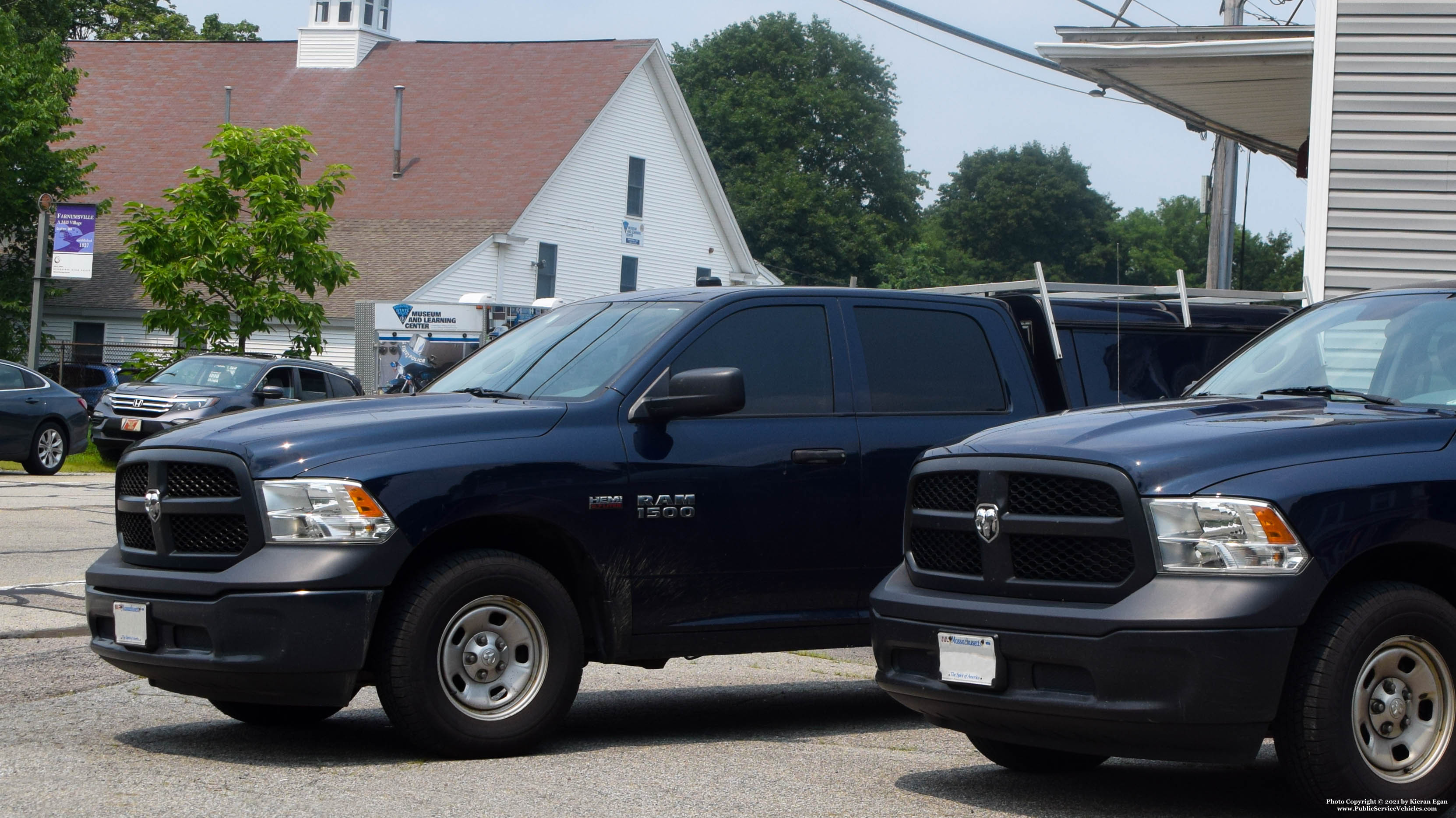 A photo  of Massachusetts State Police
            Unmarked Unit, a 2009-2018 RAM 1500             taken by Kieran Egan