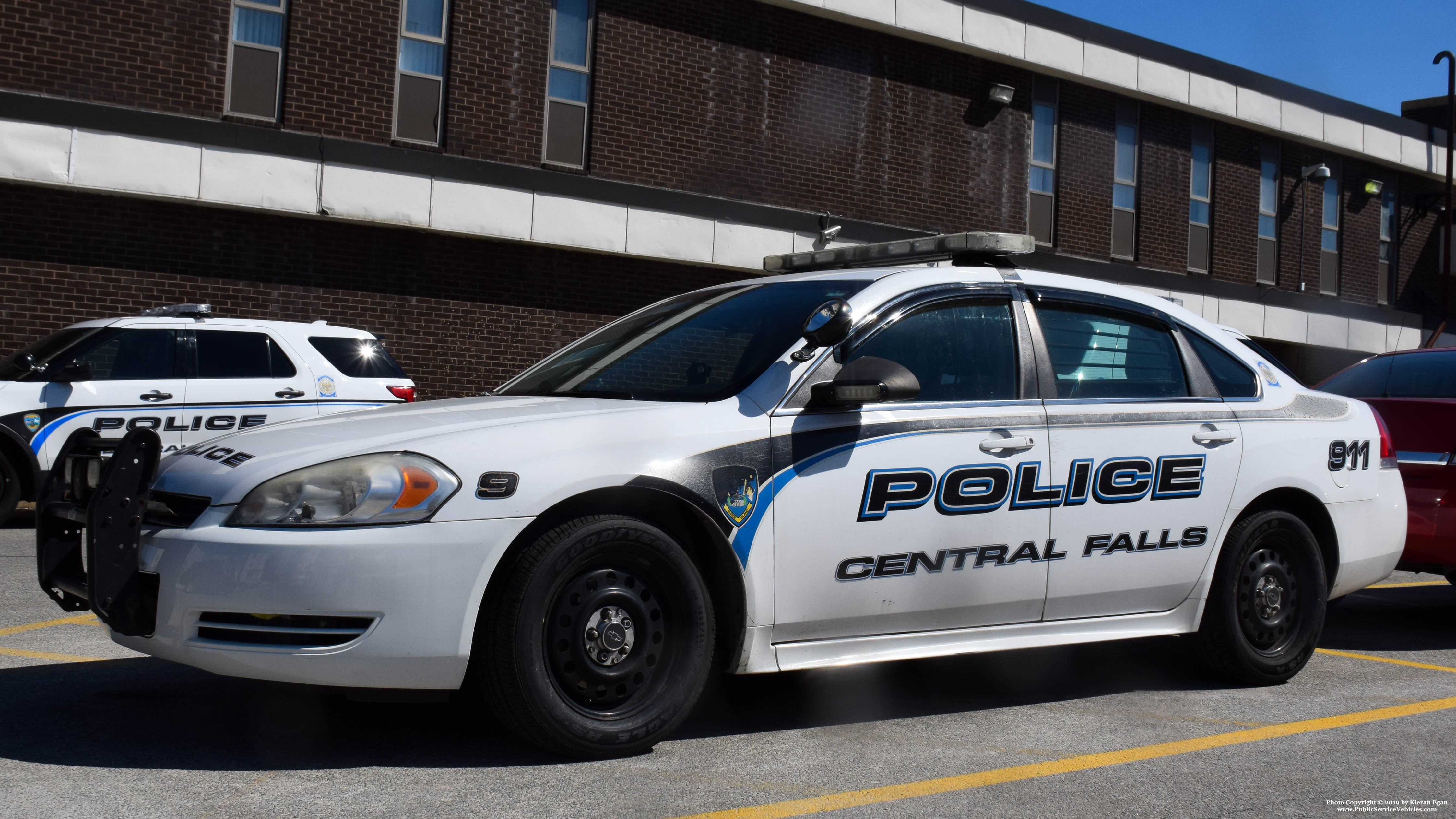 A photo  of Central Falls Police
            Patrol Car 9, a 2014 Chevrolet Impala             taken by Kieran Egan