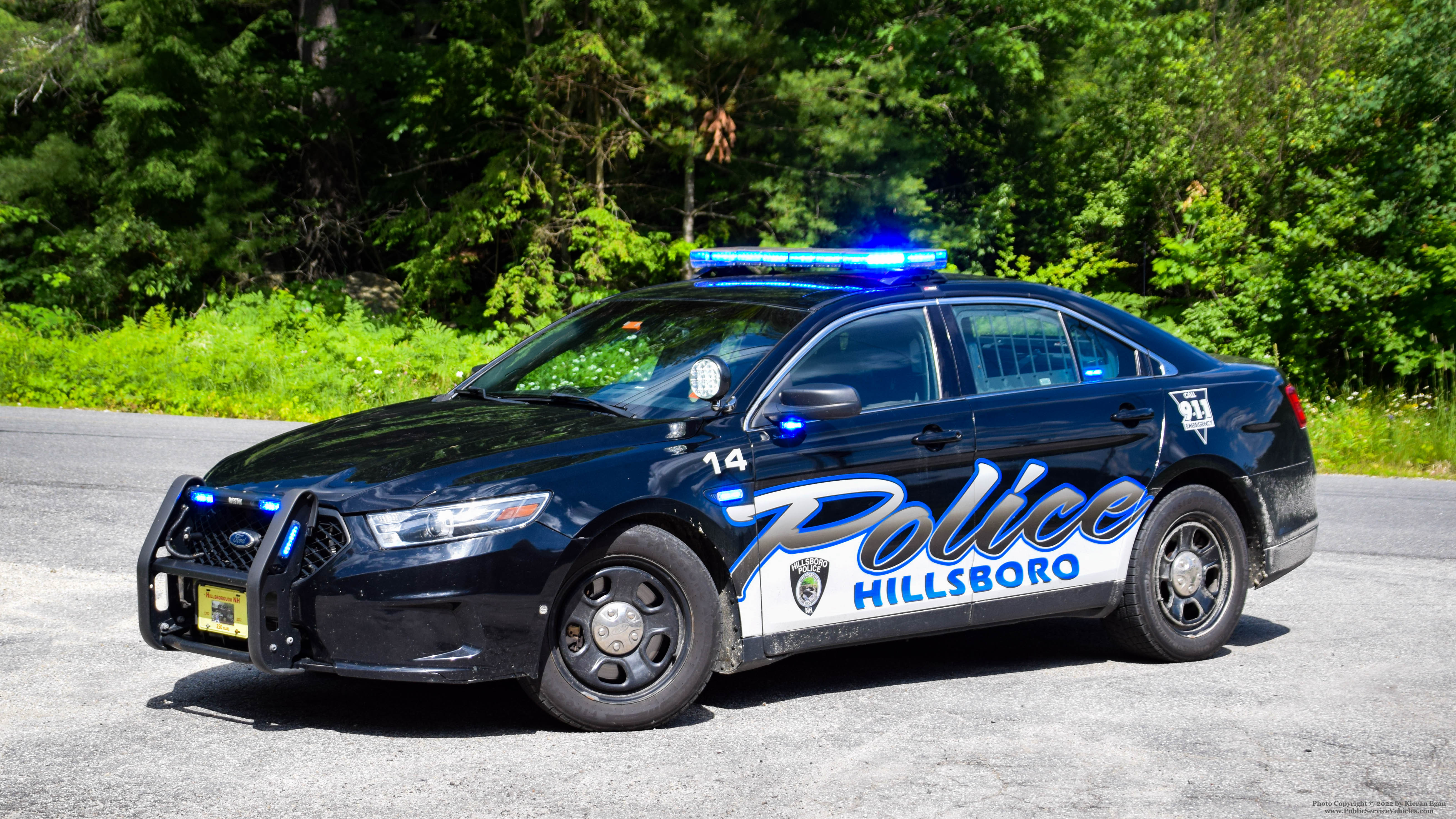 A photo  of Hillsborough Police
            Car 14, a 2013-2019 Ford Police Interceptor Sedan             taken by Kieran Egan
