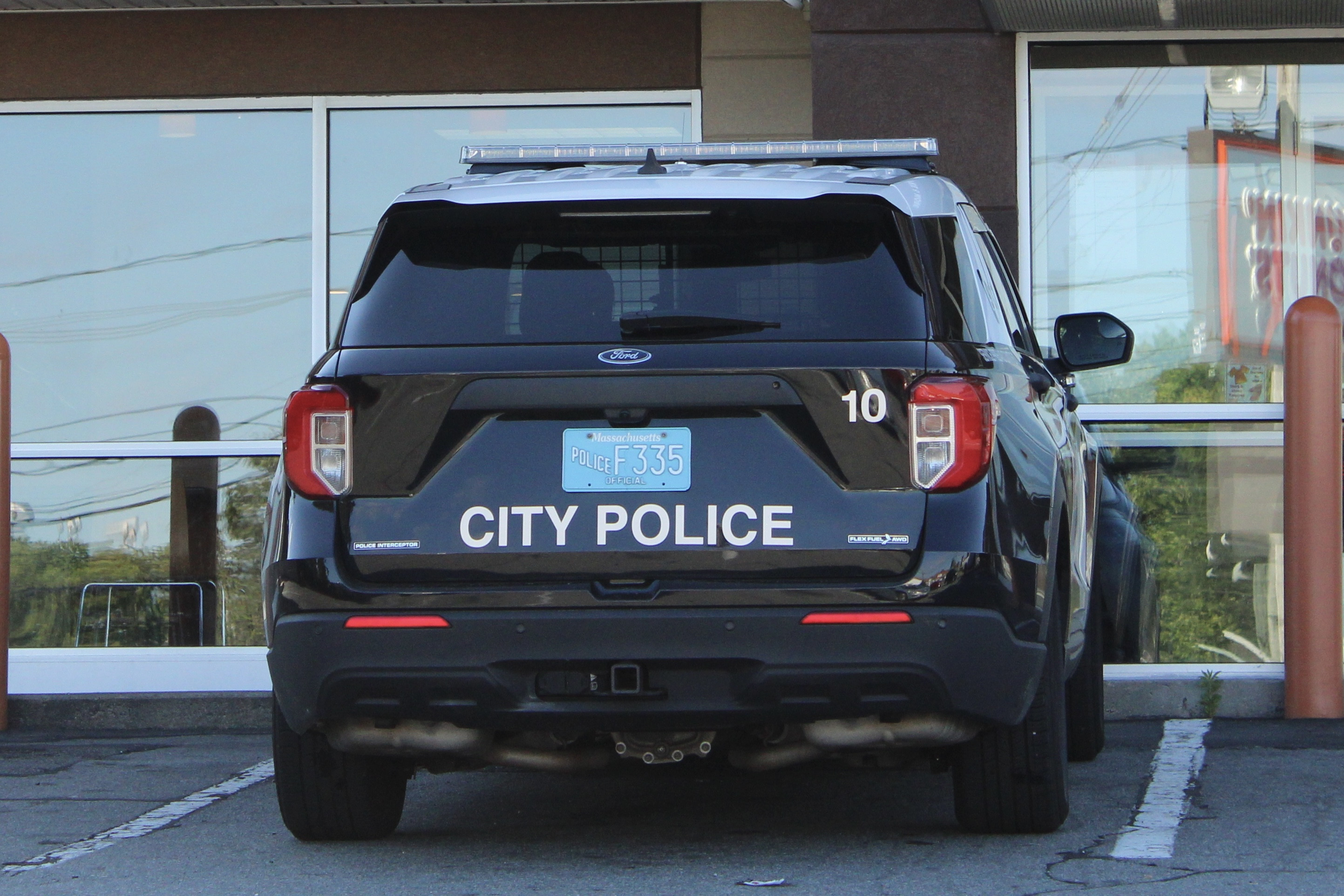 A photo  of Fall River Police
            Car 10, a 2021 Ford Police Interceptor Utility             taken by @riemergencyvehicles
