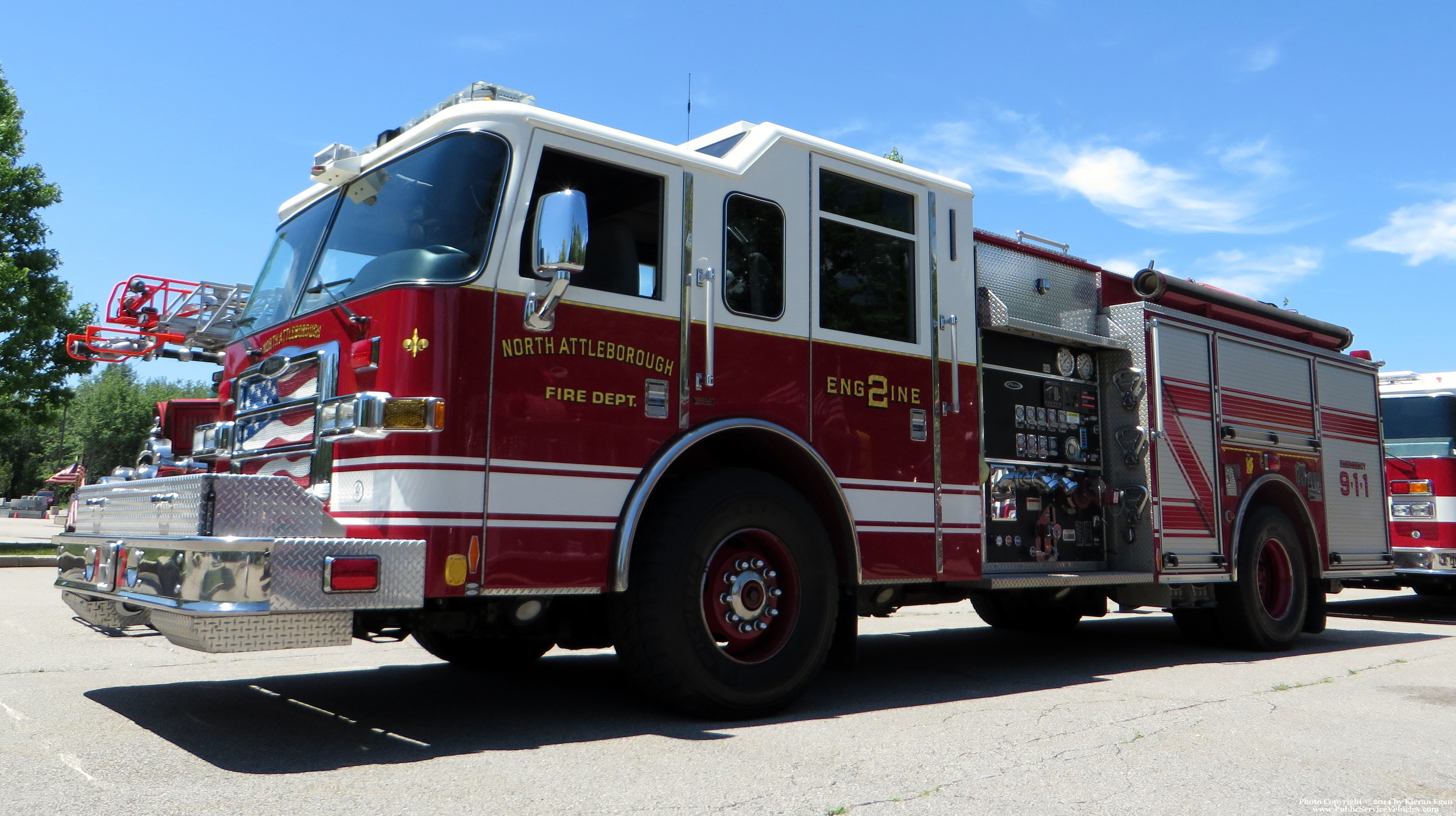 A photo  of North Attleborough Fire
            Engine 2, a 2007 Perce Dash             taken by Kieran Egan
