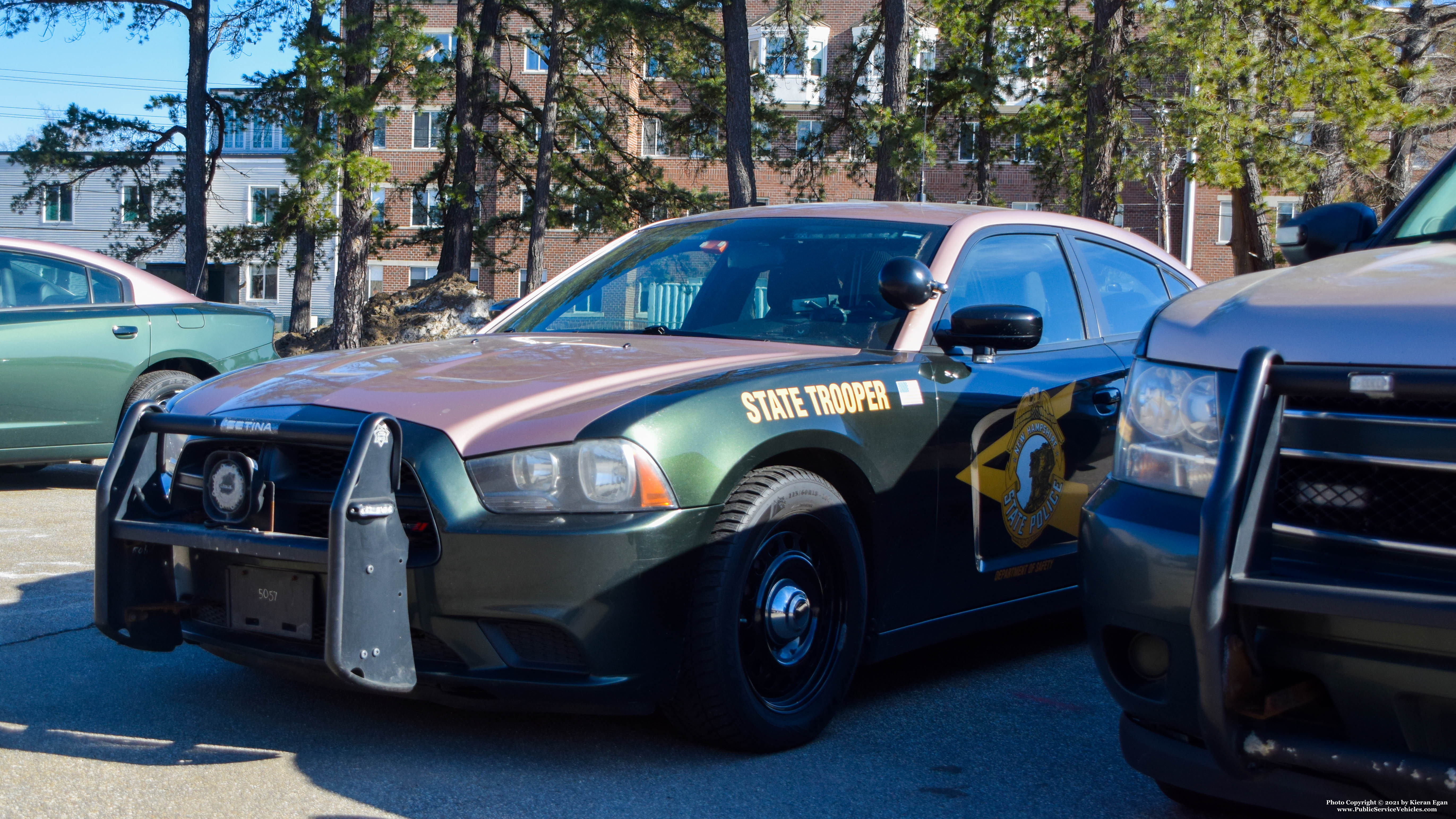 A photo  of New Hampshire State Police
            Unassigned Cruiser, a 2014 Dodge Charger             taken by Kieran Egan