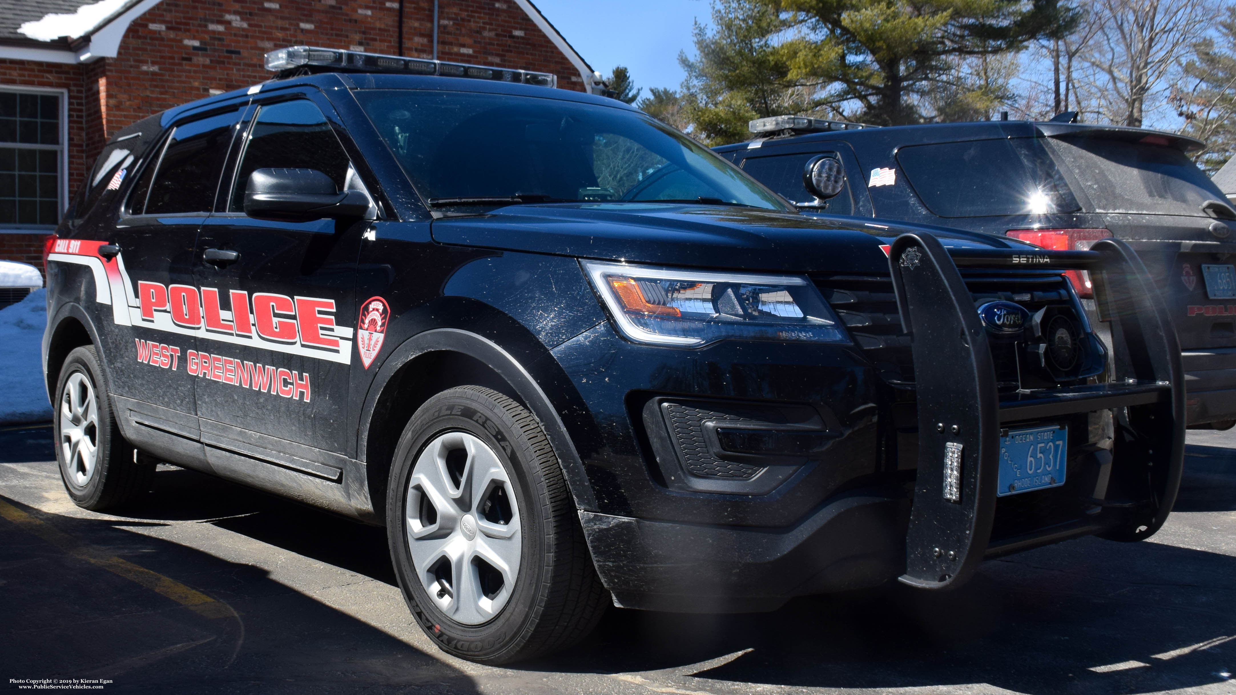 A photo  of West Greenwich Police
            Cruiser 6537, a 2017 Ford Police Interceptor Utility             taken by Kieran Egan