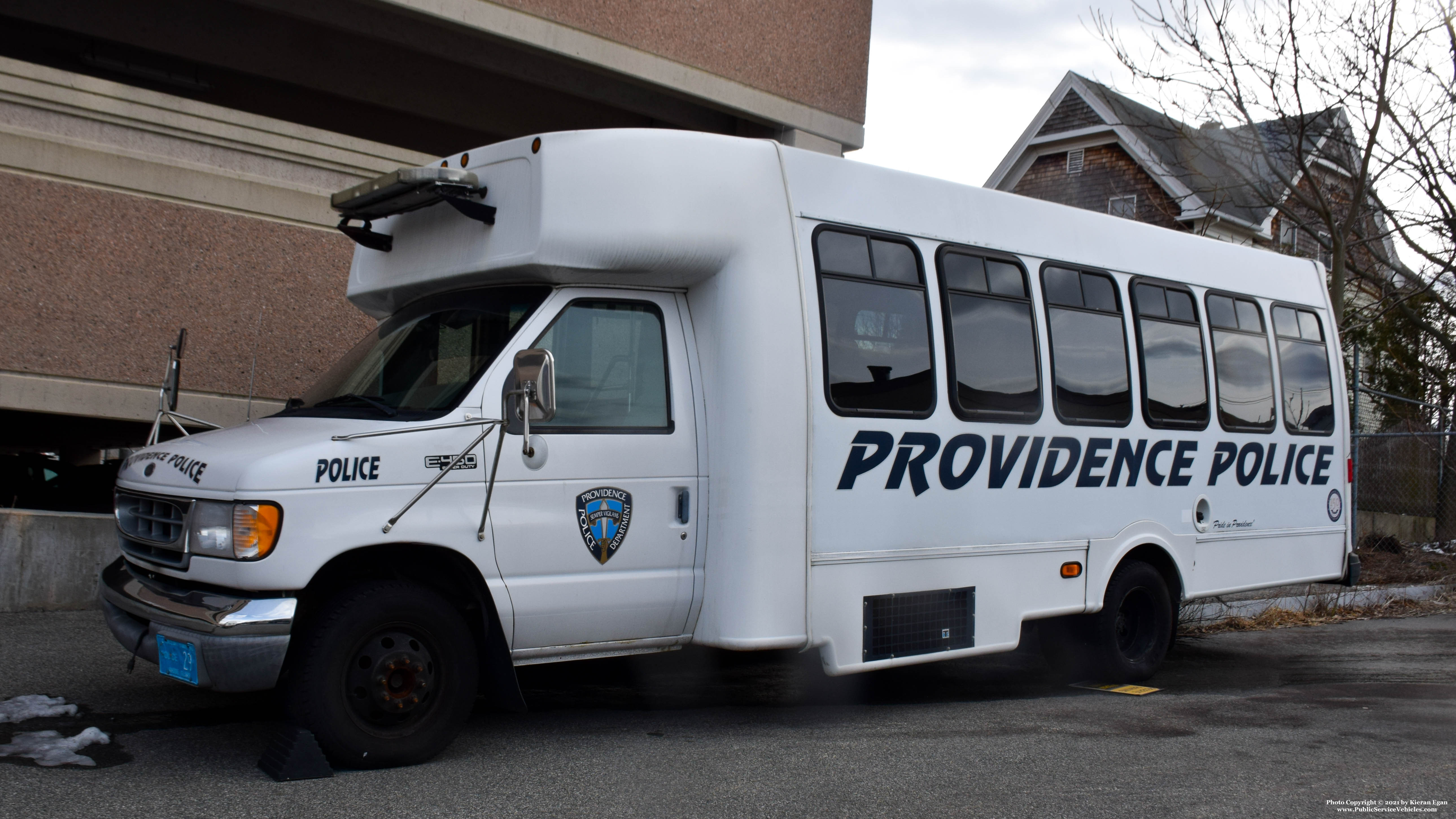 A photo  of Providence Police
            Bus 29, a 1996-2006 Ford Bus             taken by Kieran Egan