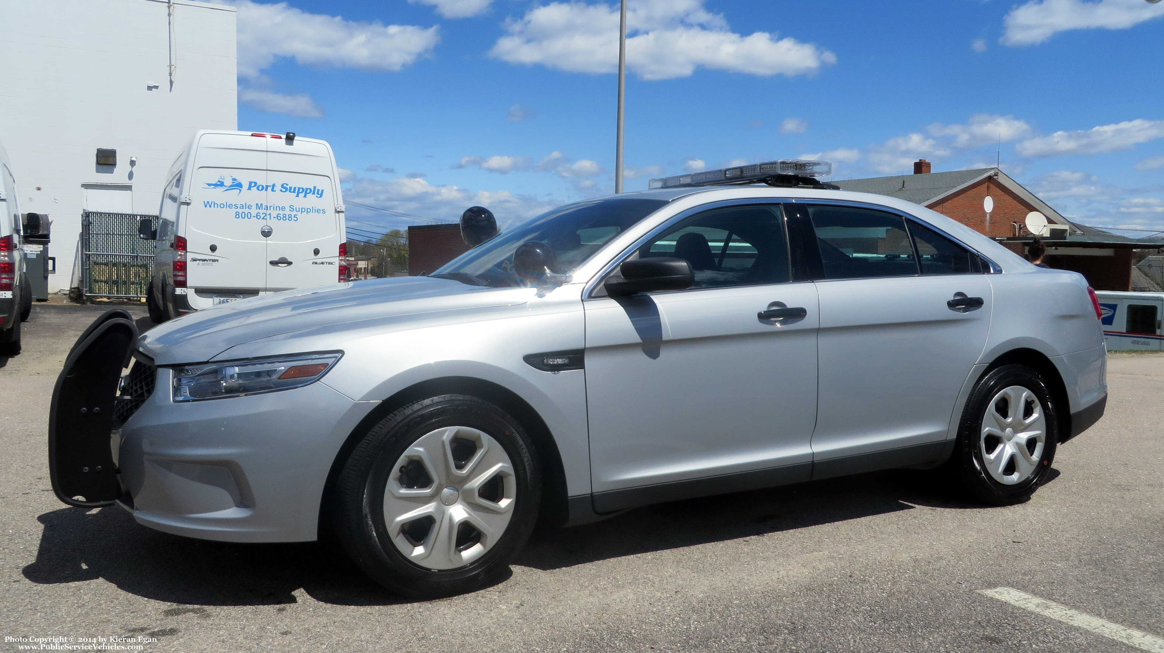 A photo  of Connecticut State Police
            Cruiser 551, a 2013-2014 Ford Police Interceptor Sedan             taken by Kieran Egan