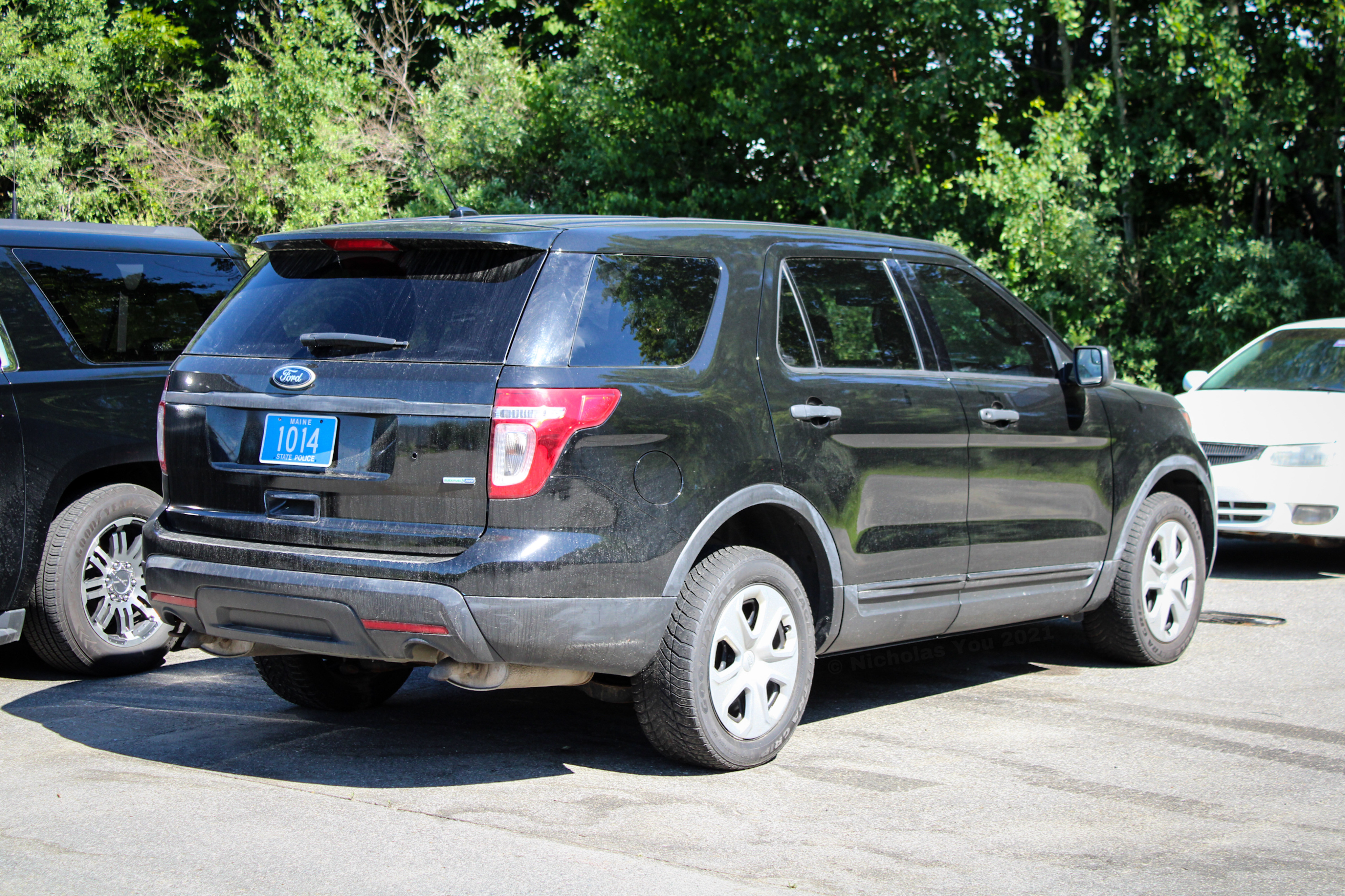 A photo  of Maine State Police
            Cruiser 1014, a 2013-2015 Ford Police Interceptor Utility             taken by Nicholas You