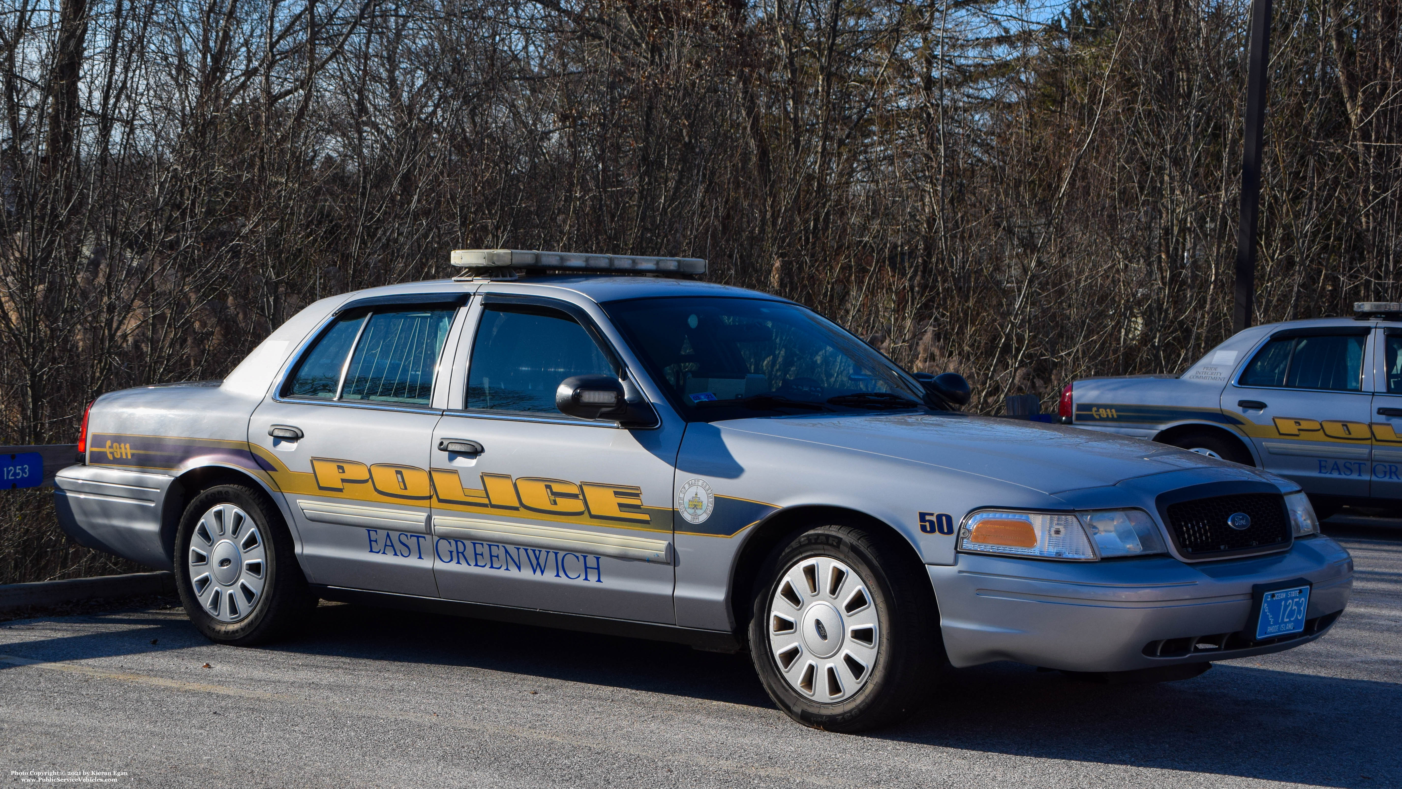 A photo  of East Greenwich Police
            Cruiser 1253, a 2009-2011 Ford Crown Victoria Police Interceptor/2009-2011 Ford Crown Victoria Police Interceptor             taken by Kieran Egan