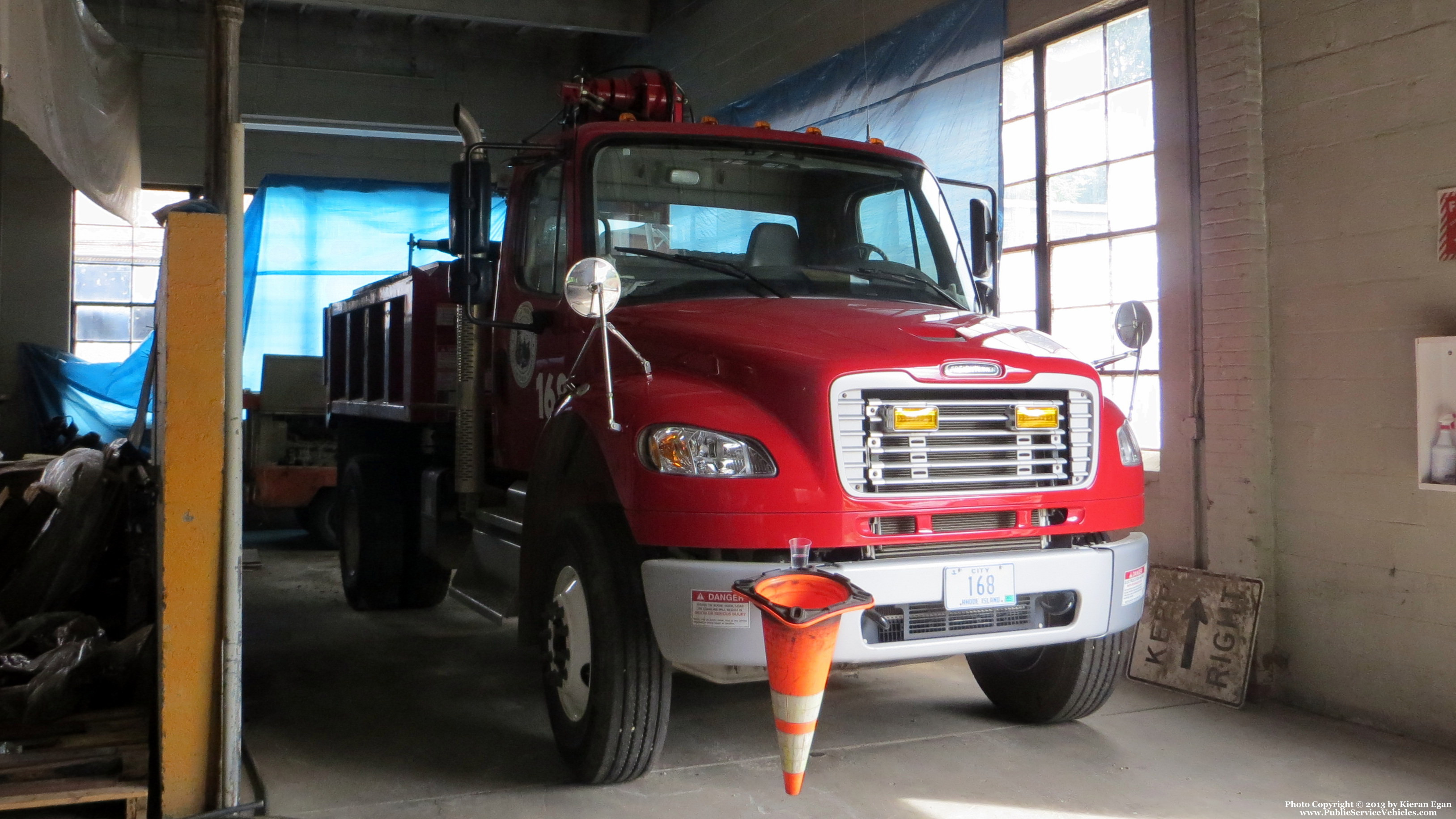 A photo  of Providence Sewer Division
            Truck 168, a 2005-2012 Freightliner             taken by Kieran Egan