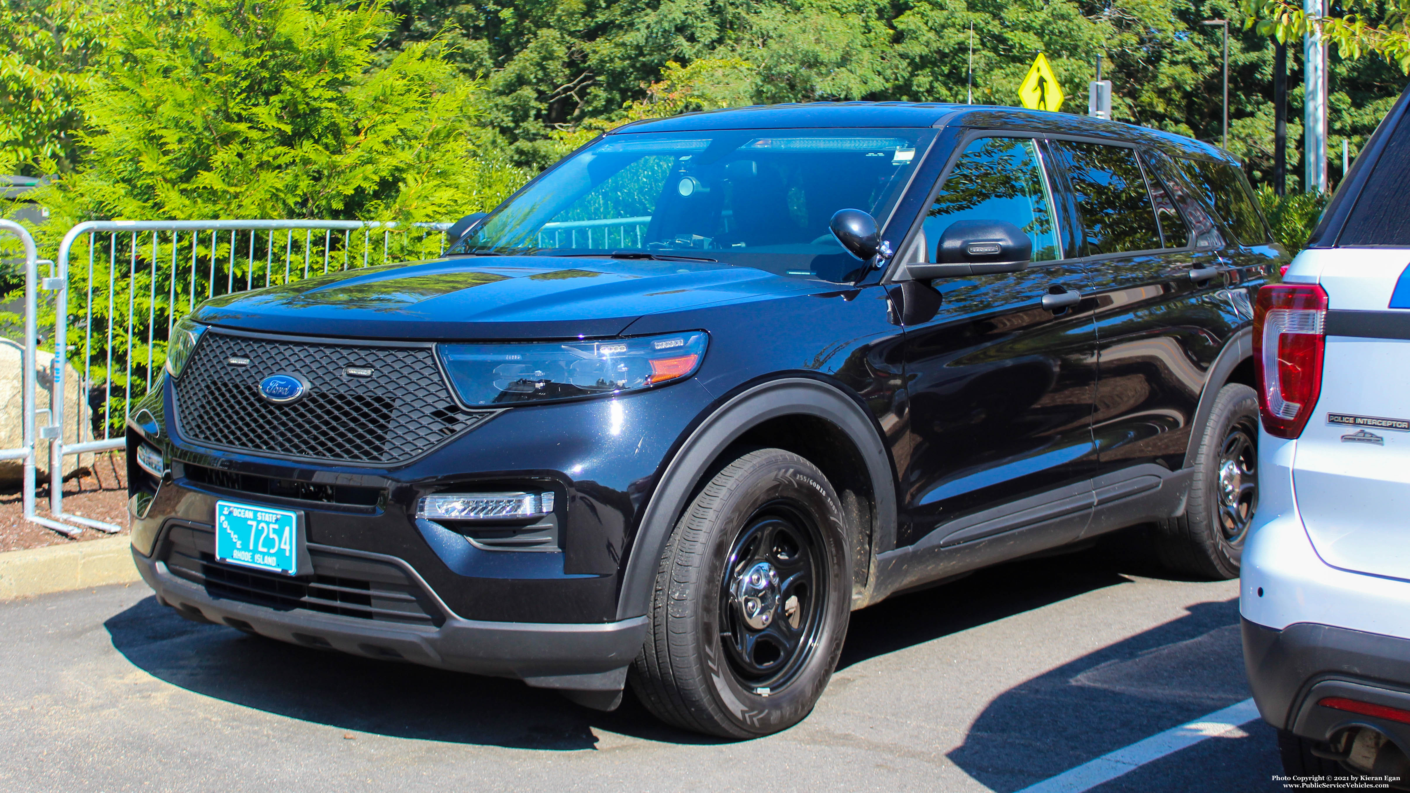 A photo  of University of Rhode Island Police
            Car 12, a 2020 Ford Police Interceptor Utility Hybrid             taken by Kieran Egan