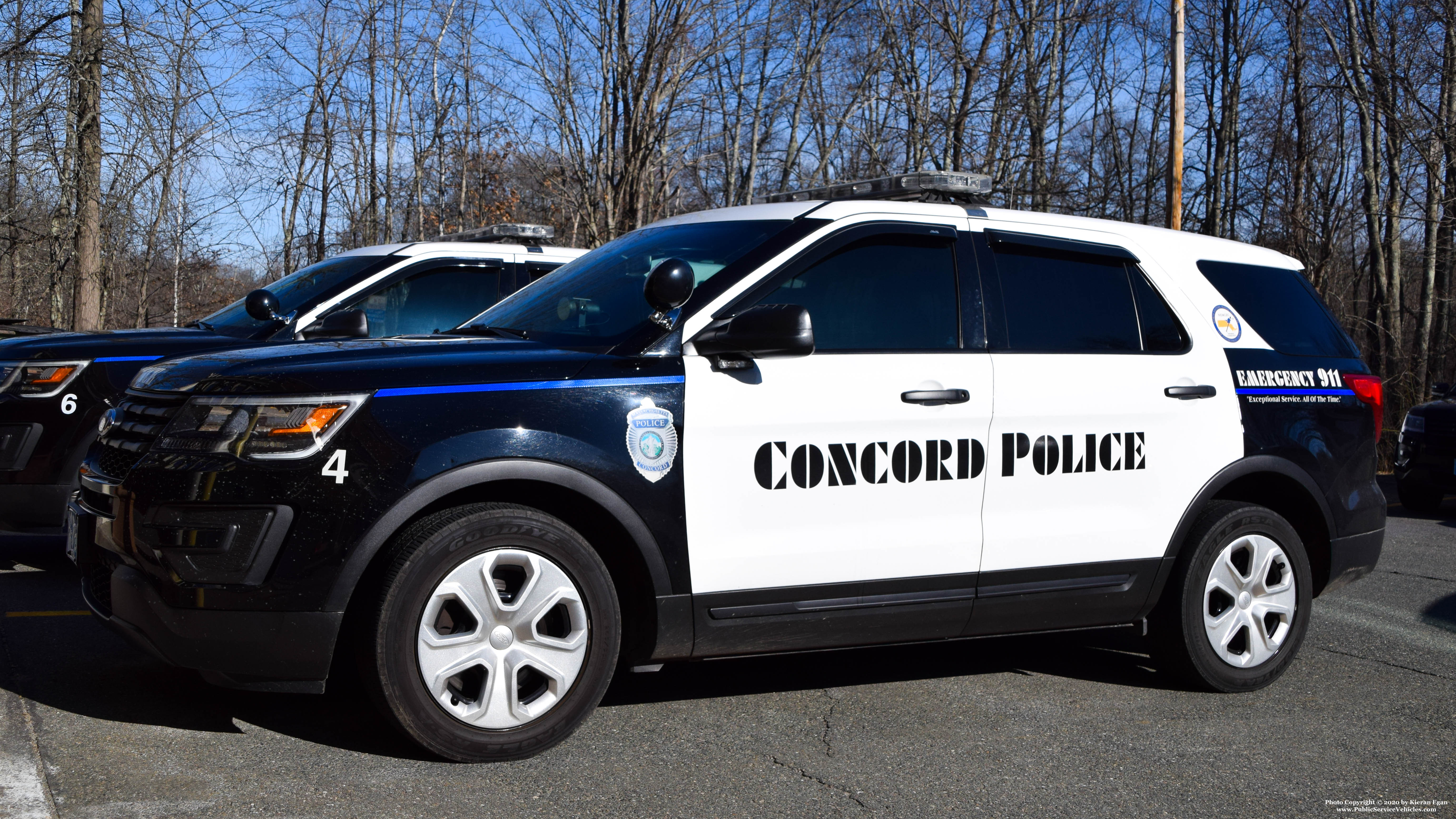 A photo  of Concord Police
            Car 4, a 2016-2019 Ford Police Interceptor Utility             taken by Kieran Egan