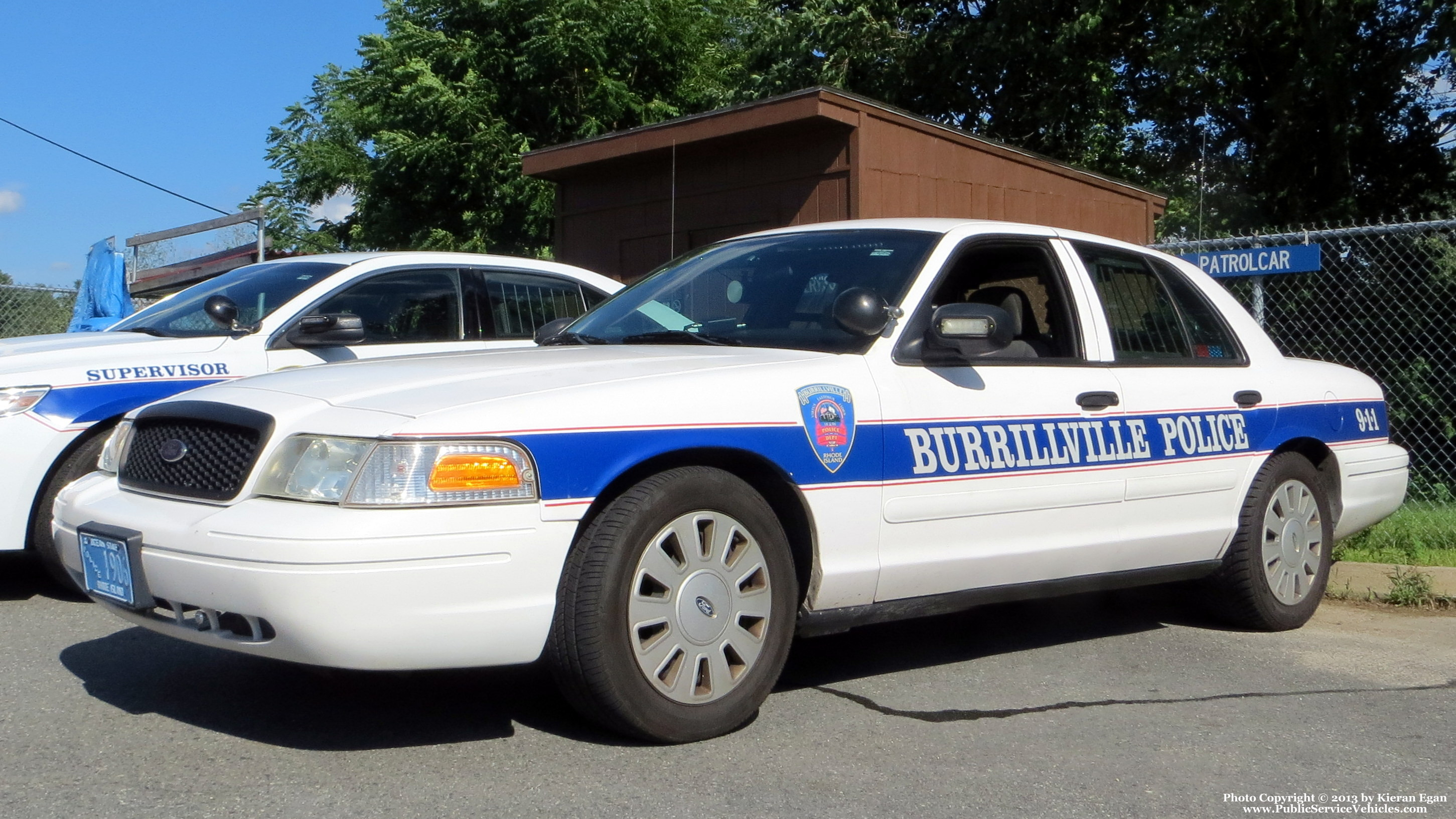 A photo  of Burrillville Police
            Cruiser 1906, a 2006-2008 Ford Crown Victoria Police Interceptor             taken by Kieran Egan