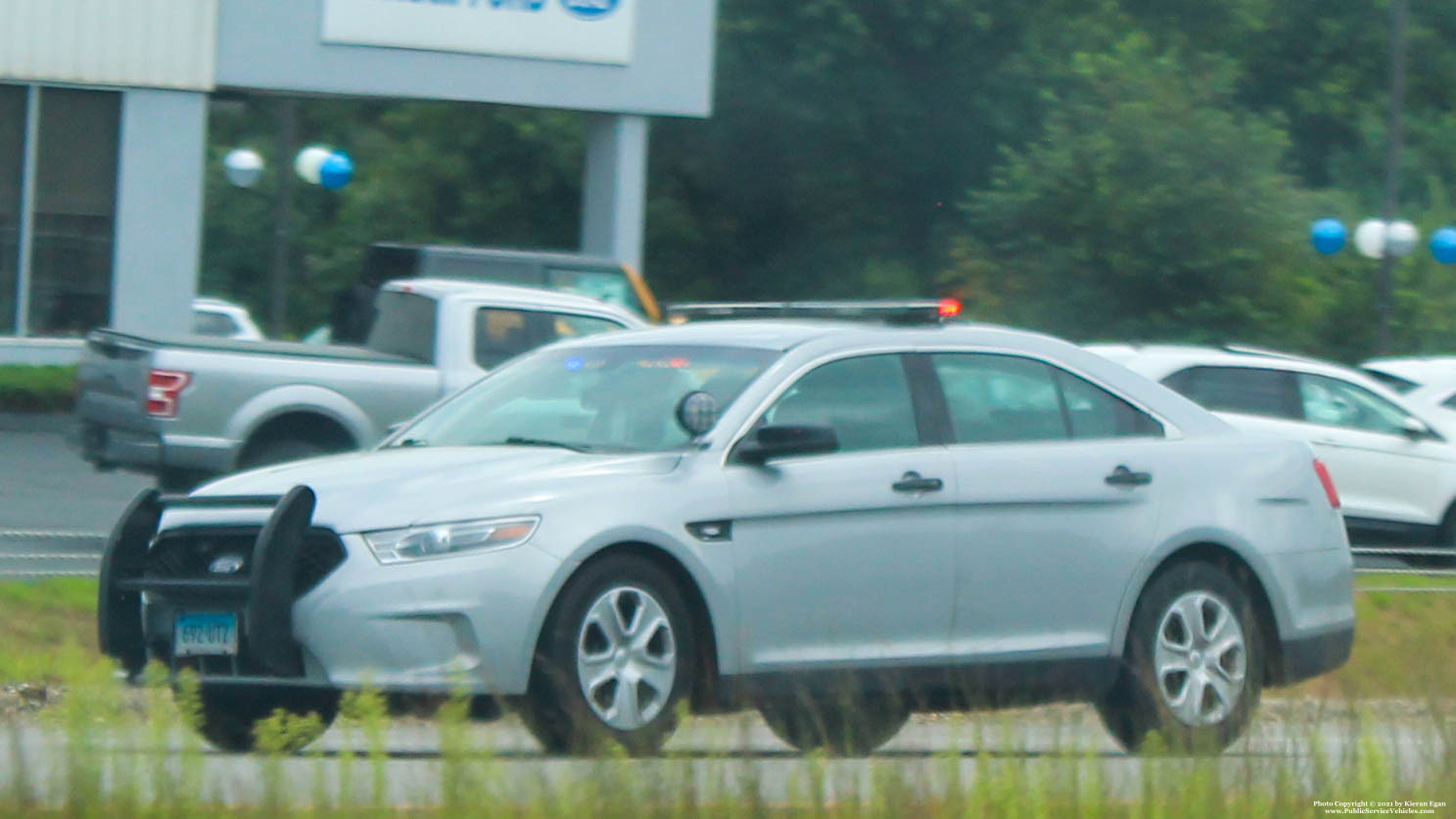 A photo  of Connecticut State Police
            Cruiser 692, a 2013-2019 Ford Police Interceptor Sedan             taken by Kieran Egan