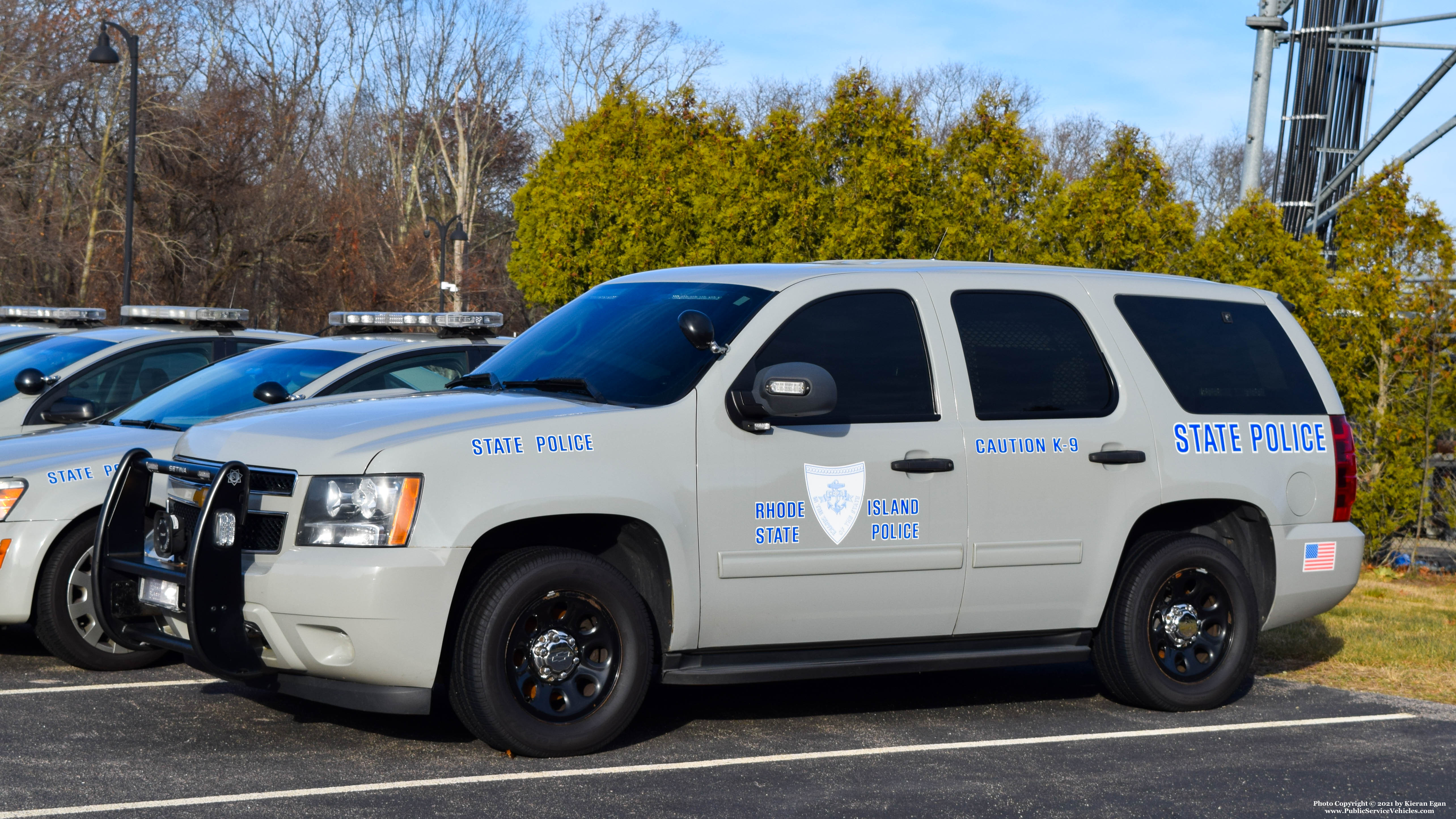 A photo  of Rhode Island State Police
            Cruiser 364, a 2013 Chevrolet Tahoe             taken by Kieran Egan