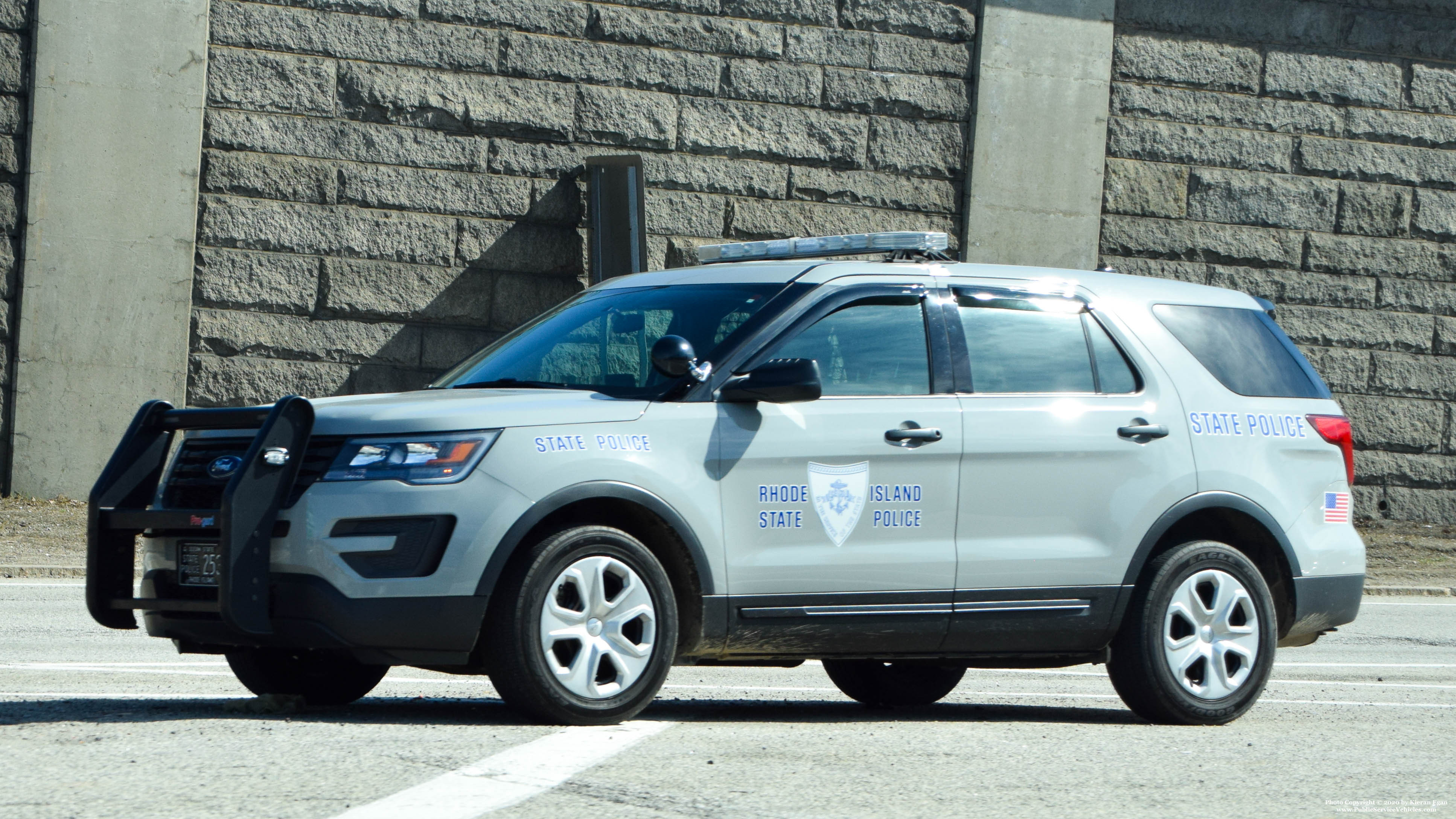 A photo  of Rhode Island State Police
            Cruiser 253, a 2017 Ford Police Interceptor Utility             taken by Kieran Egan