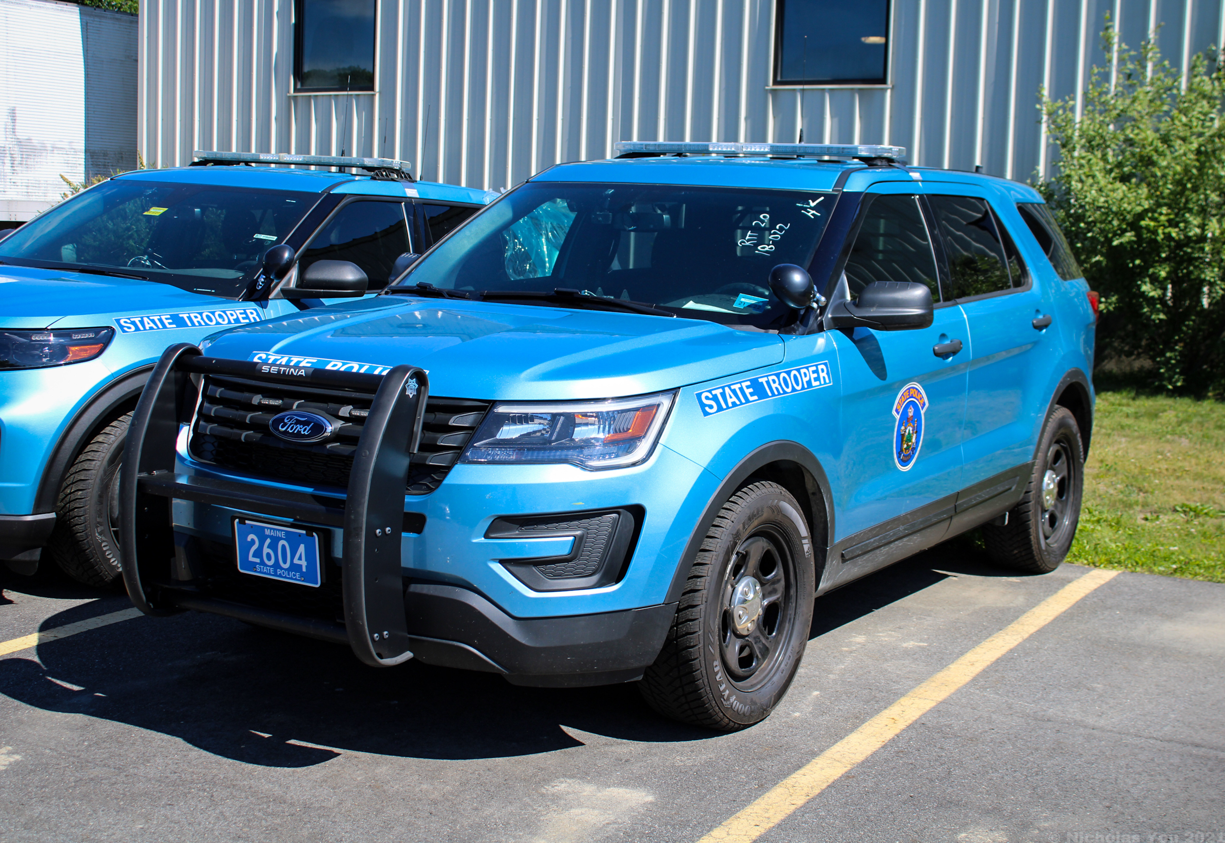 A photo  of Maine State Police
            Cruiser 2604, a 2016-2019 Ford Police Interceptor Utility             taken by Nicholas You