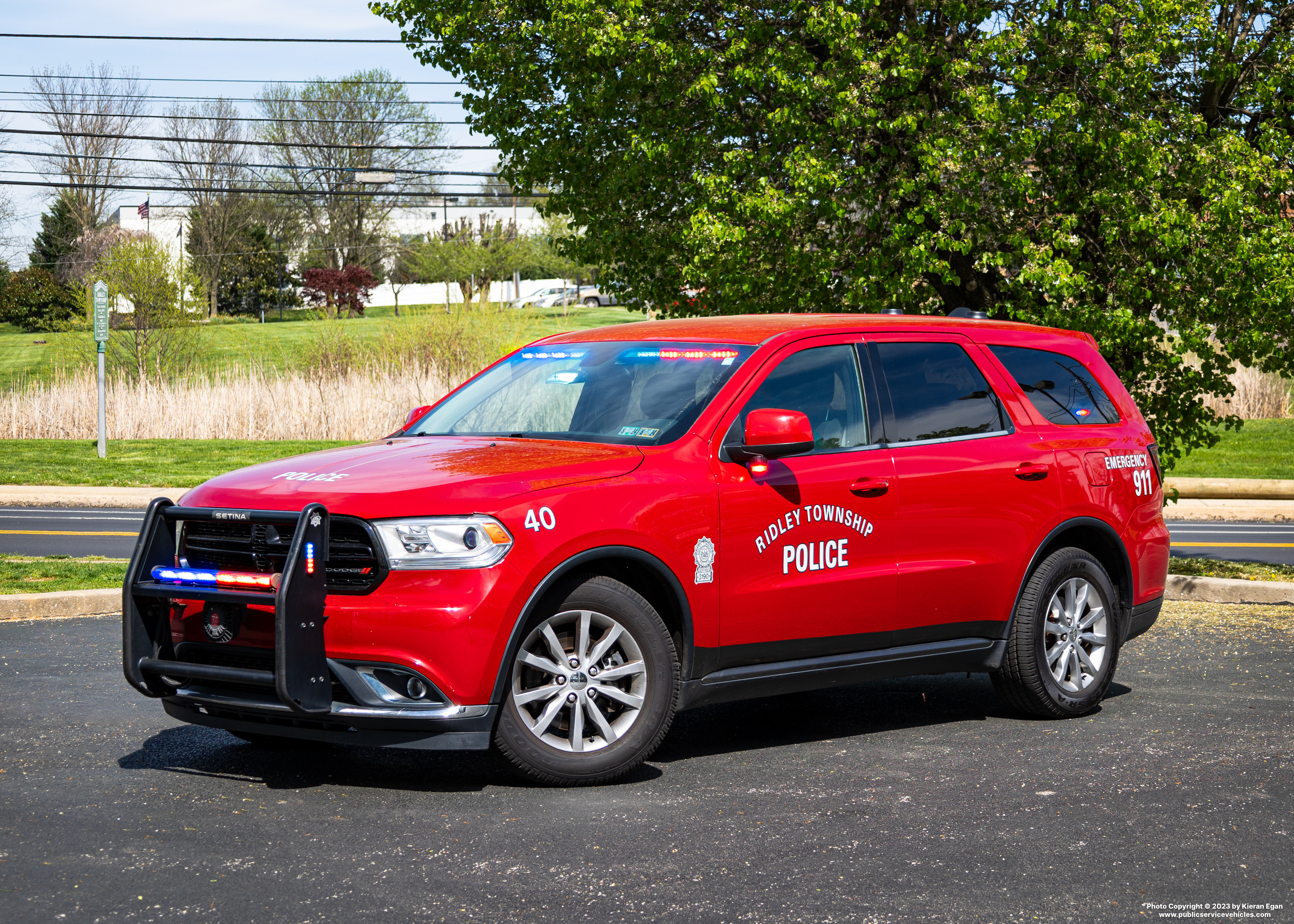 A photo  of Ridley Township Police
            Cruiser 31-40, a 2016 Dodge Durango             taken by Kieran Egan