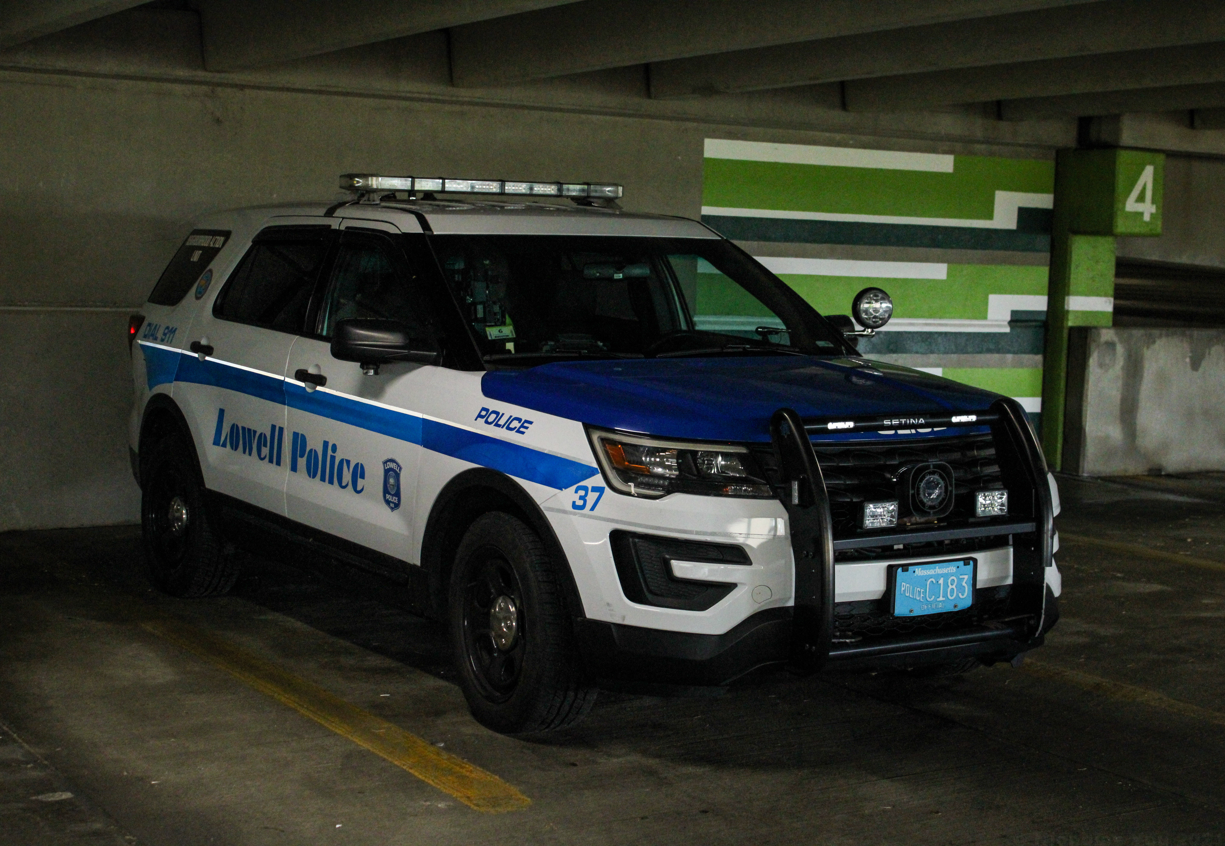 A photo  of Lowell Police
            Car 37, a 2016 Ford Police Interceptor Utility             taken by Nicholas You