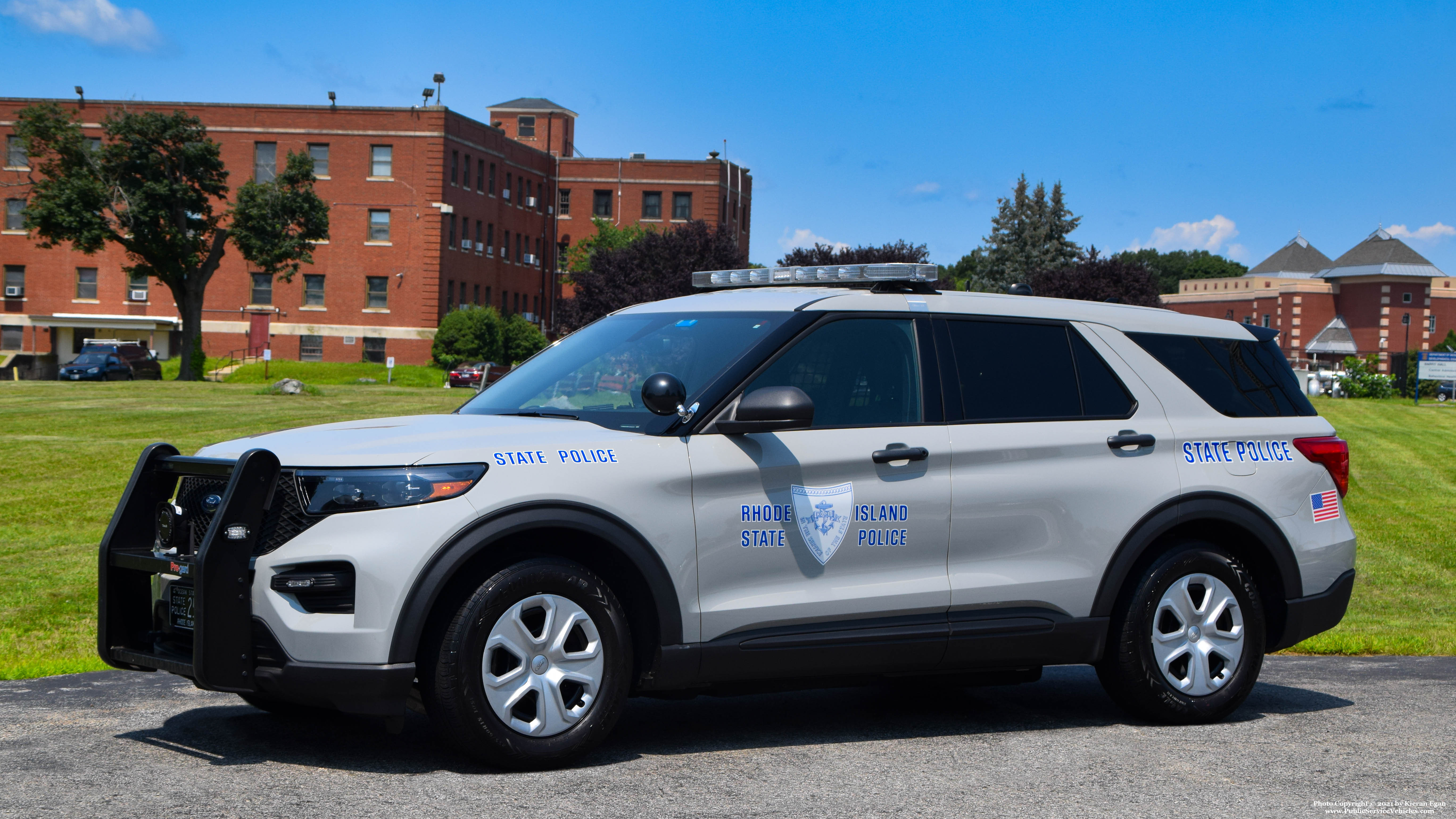 A photo  of Rhode Island State Police
            Cruiser 250, a 2020 Ford Police Interceptor Utility             taken by Kieran Egan