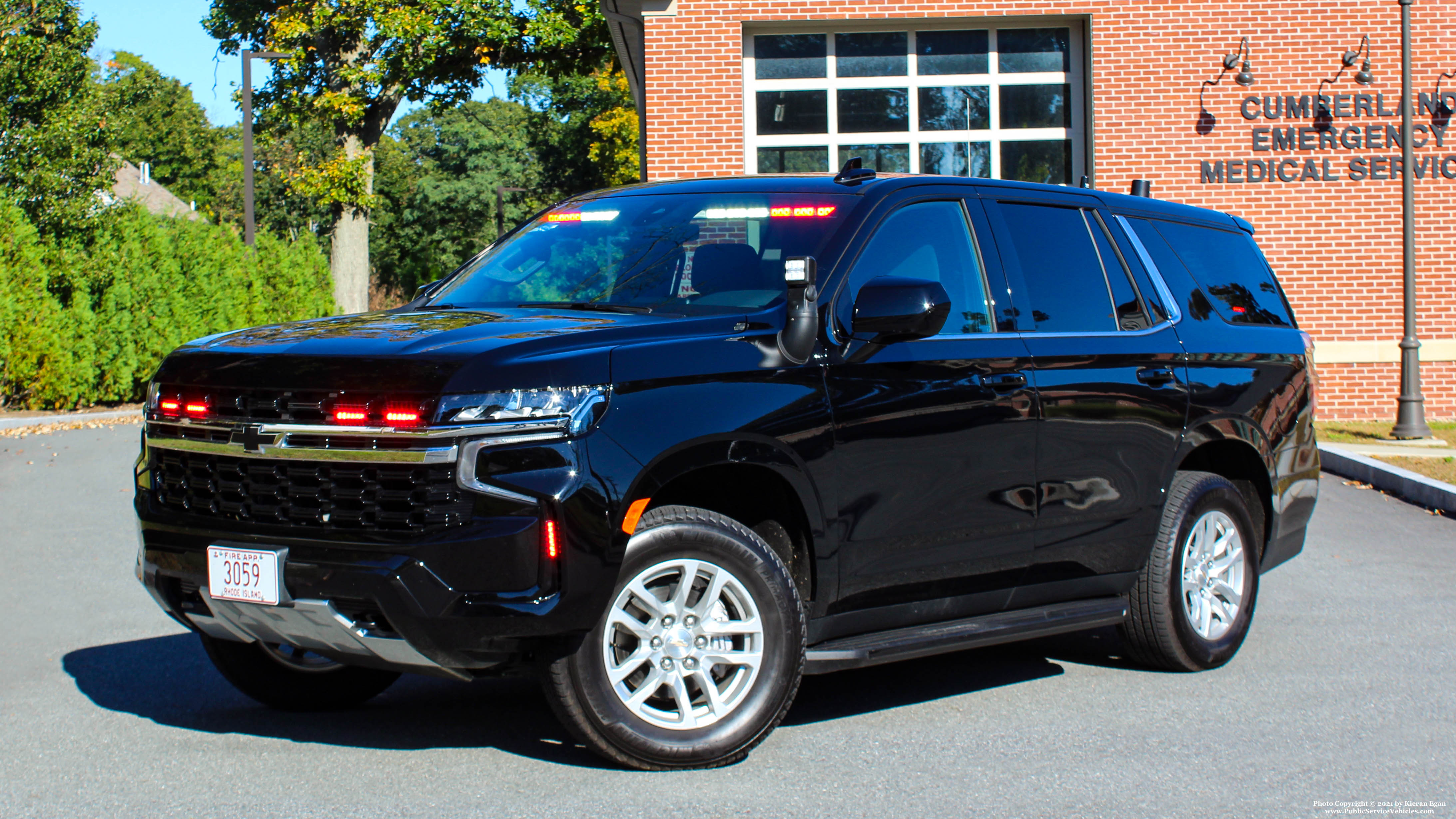 A photo  of Cumberland EMS
            Car 1, a 2020 Chevrolet Tahoe             taken by Kieran Egan