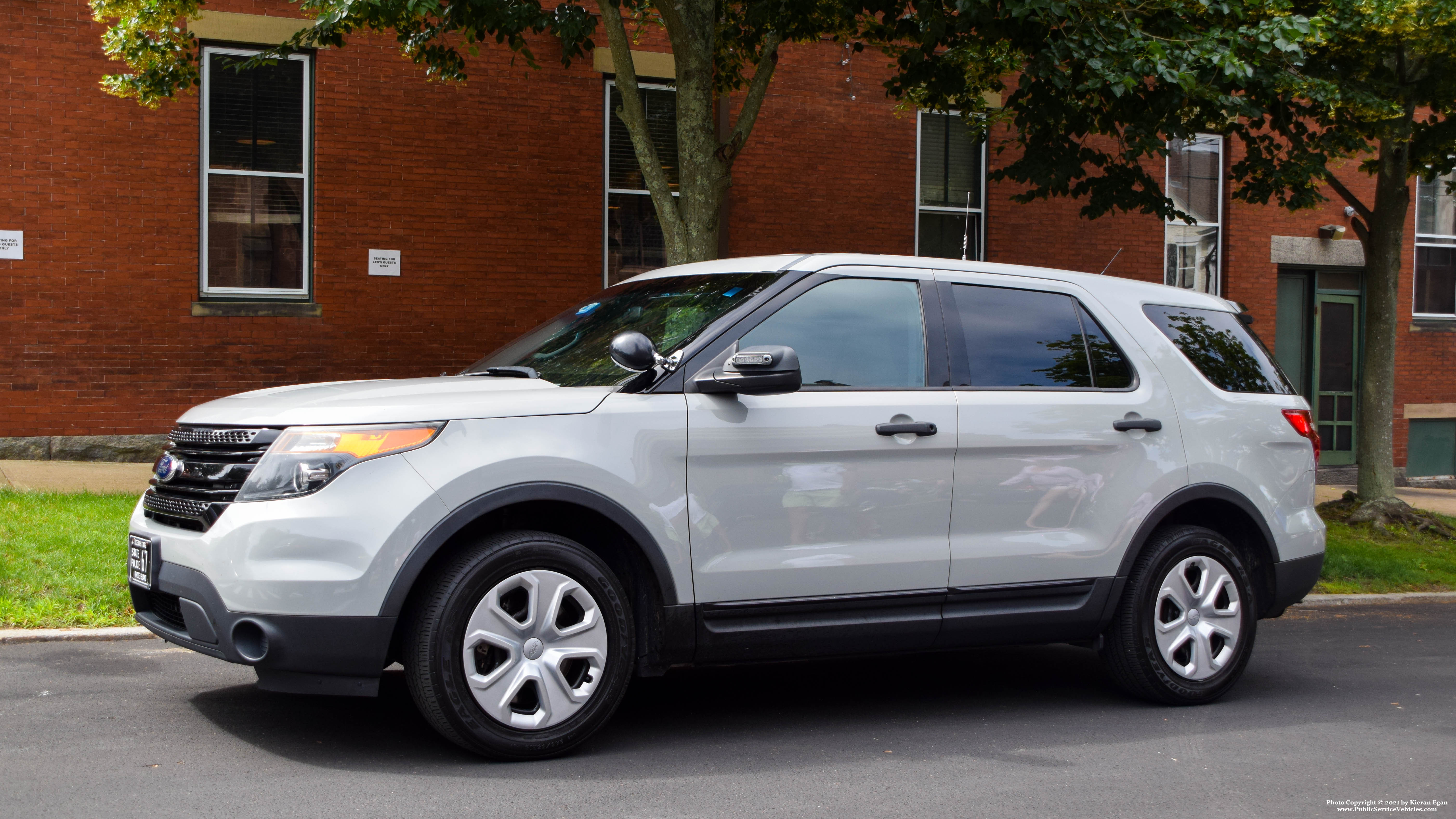 A photo  of Rhode Island State Police
            Cruiser 67, a 2013 Ford Police Interceptor Utility             taken by Kieran Egan