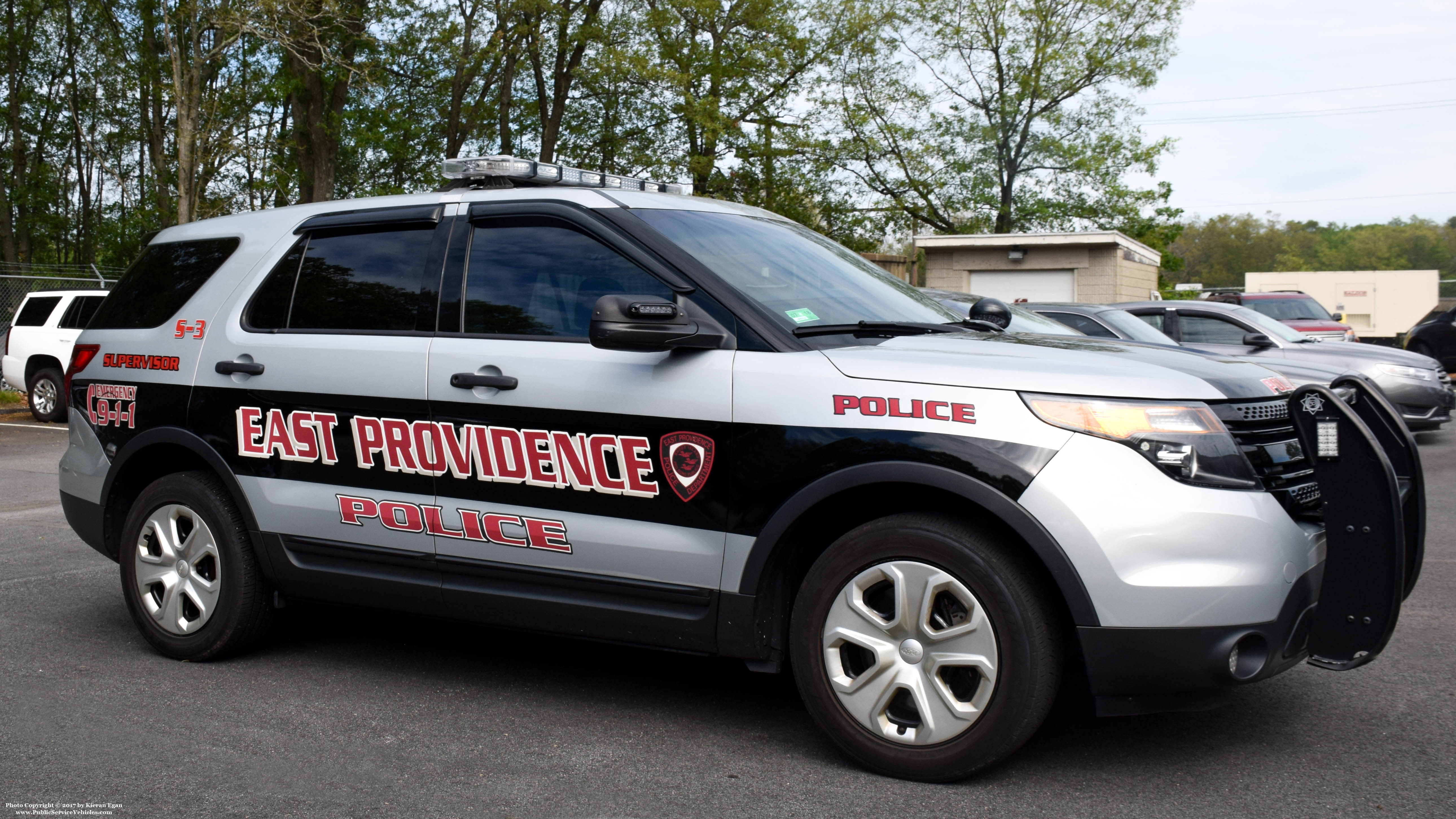 A photo  of East Providence Police
            Supervisor 3, a 2014 Ford Police Interceptor Utility             taken by Kieran Egan