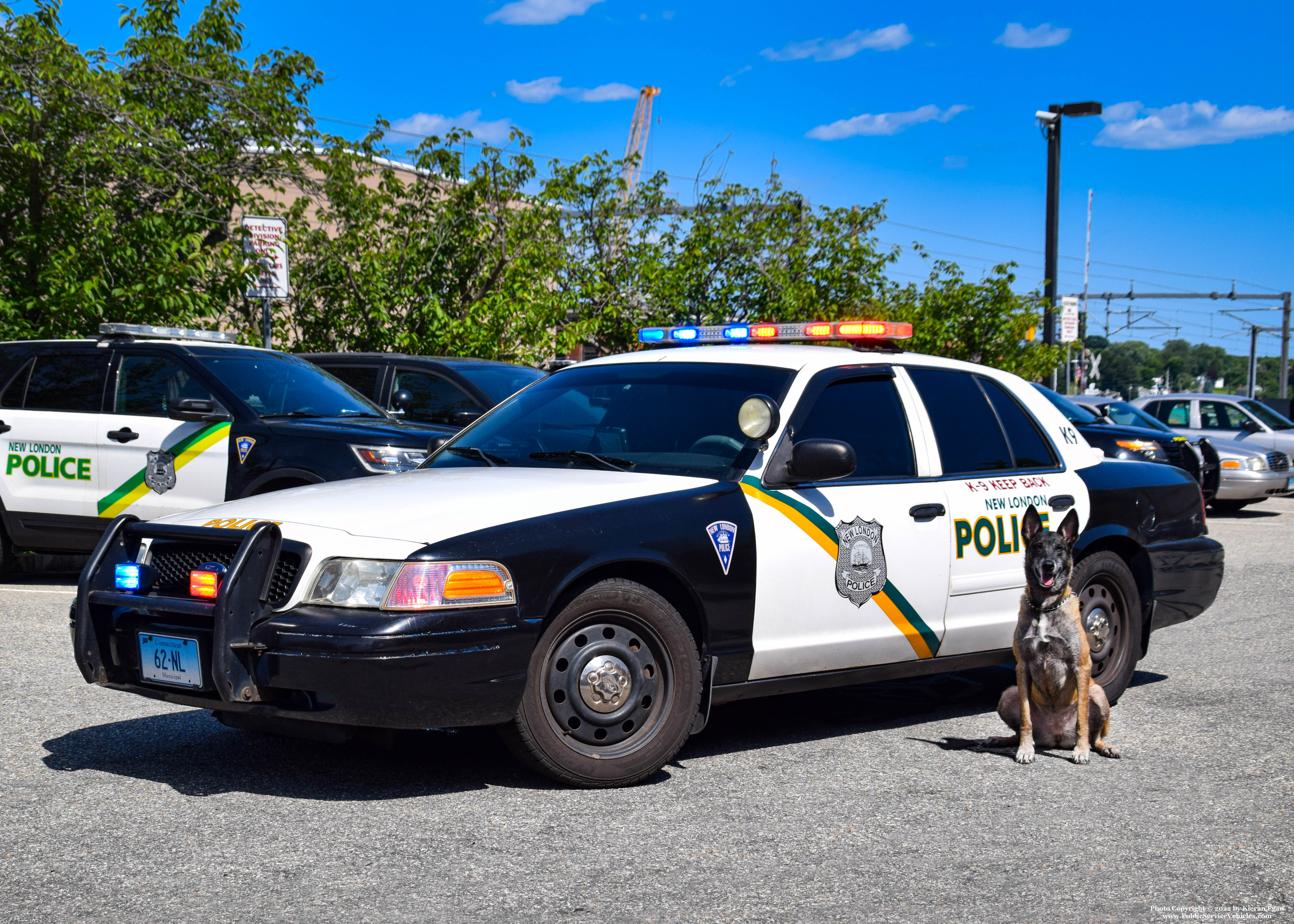 A photo  of New London Police
            Car 62, a 2011 Ford Crown Victoria Police Interceptor             taken by Kieran Egan