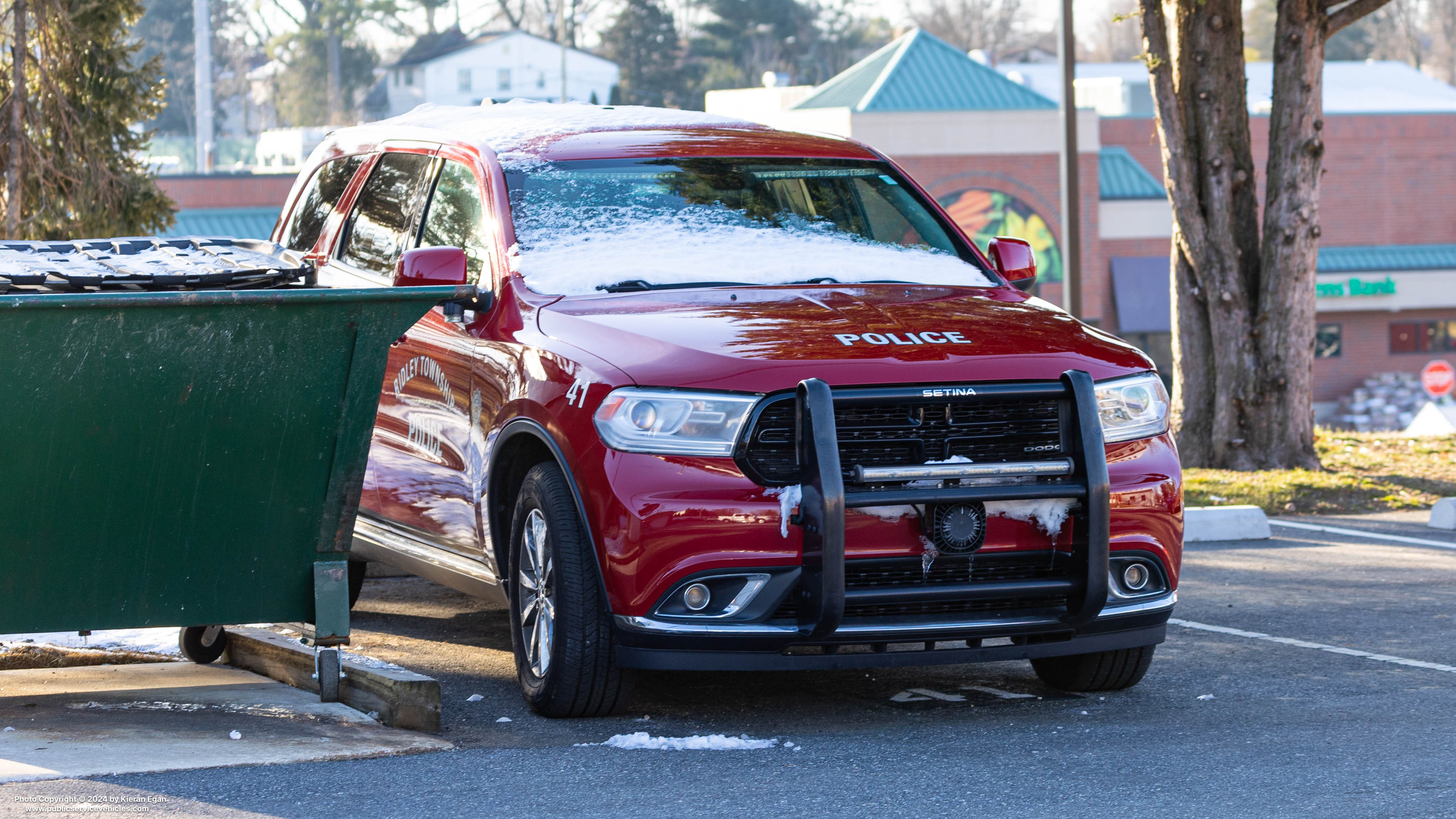 A photo  of Ridley Township Police
            Cruiser 31-41, a 2017 Dodge Durango             taken by Kieran Egan
