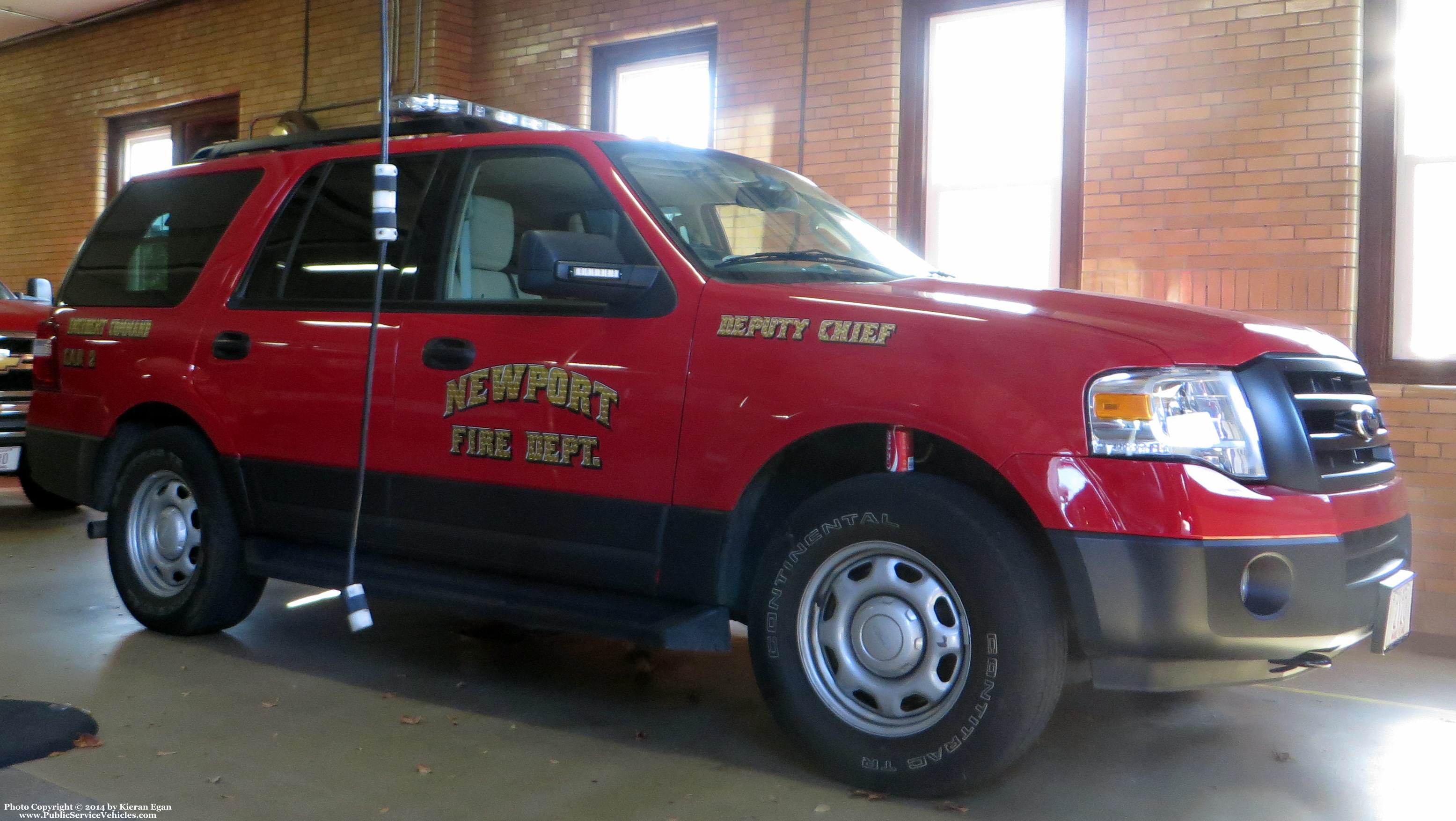 A photo  of Newport Fire
            Car 2, a 2014 Ford Expedition             taken by Kieran Egan