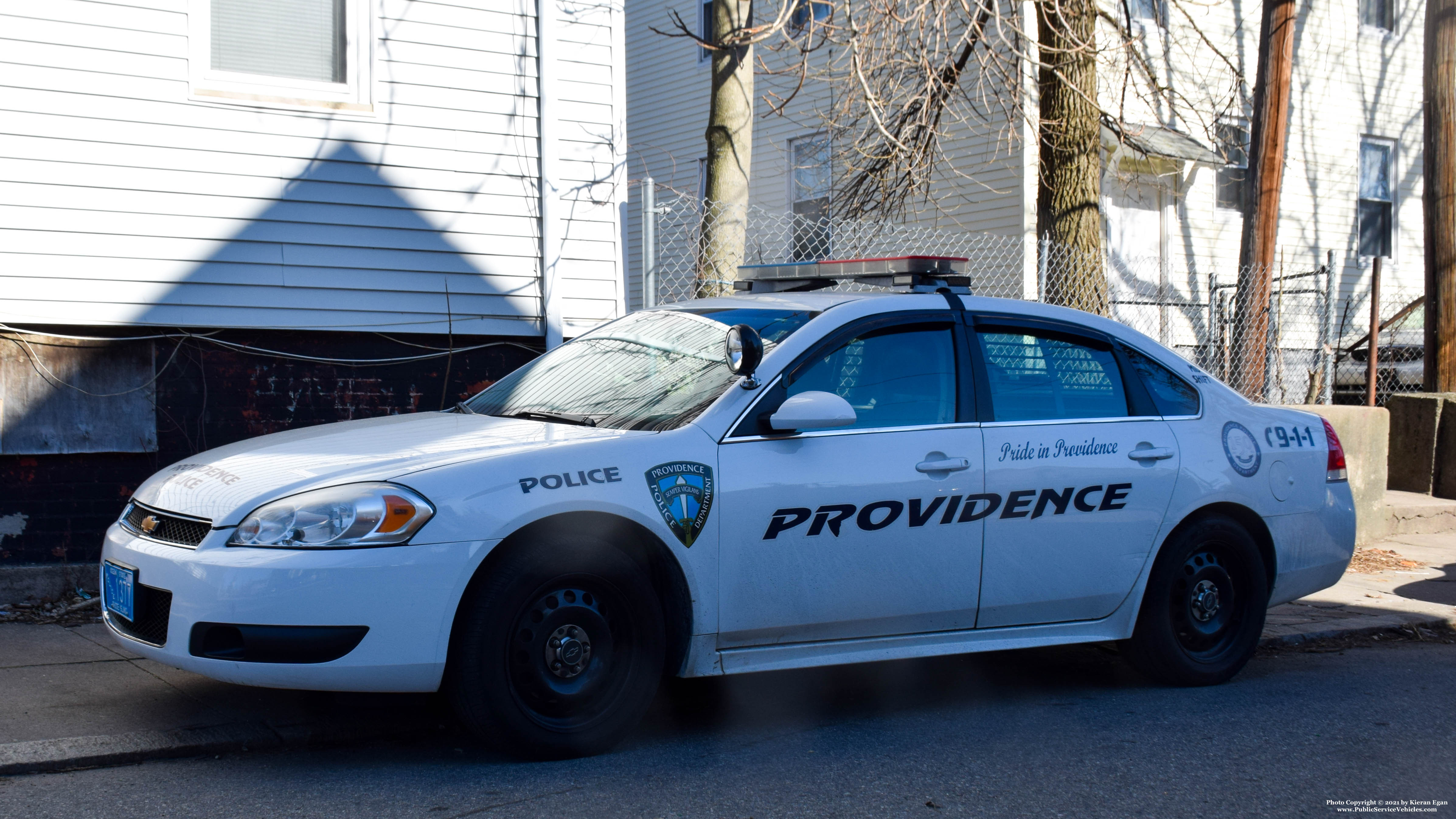A photo  of Providence Police
            Cruiser 1377, a 2006-2013 Chevrolet Impala             taken by Kieran Egan