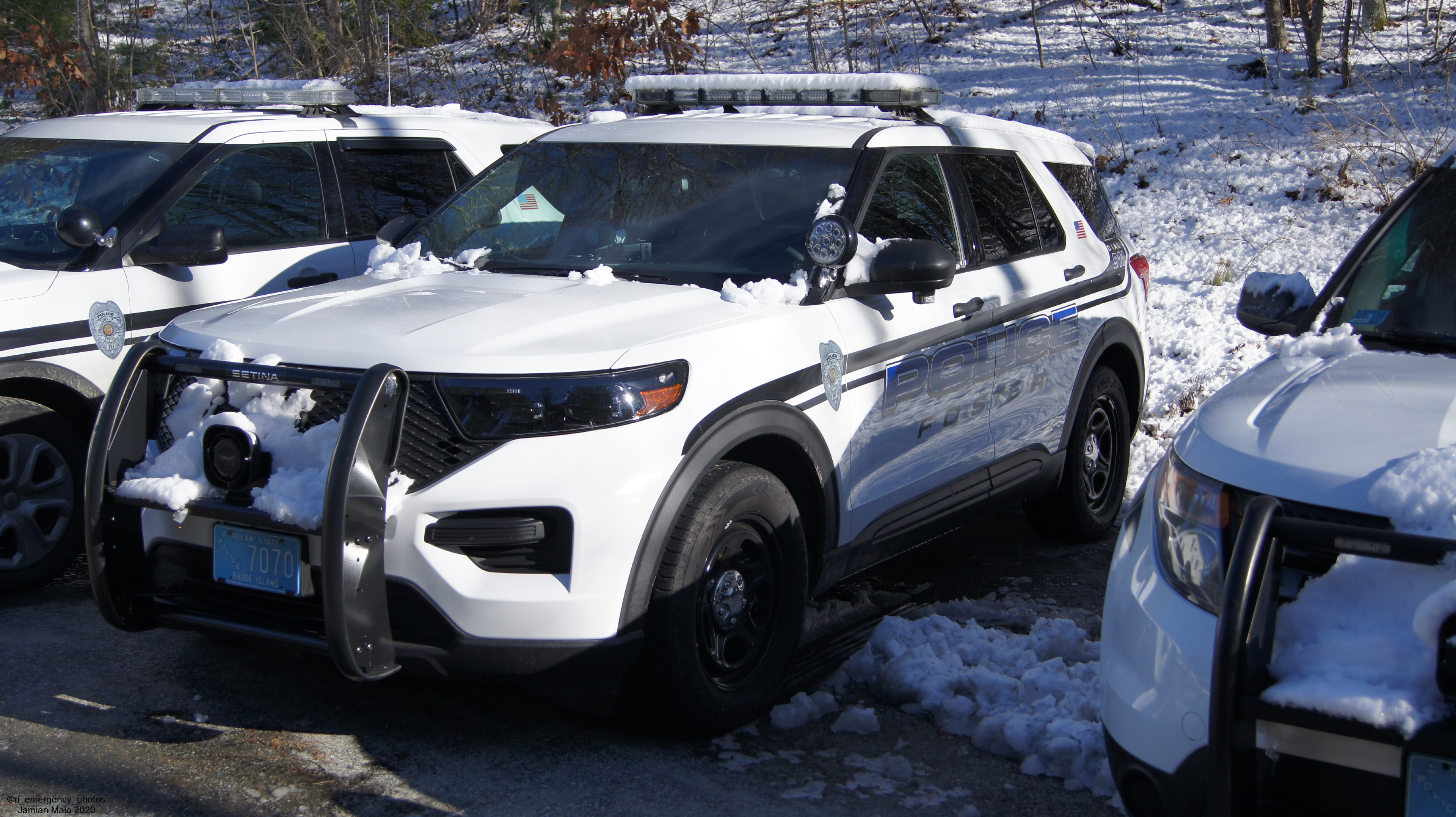 A photo  of Foster Police
            Cruiser 7070, a 2020 Ford Police Interceptor Utility             taken by Jamian Malo