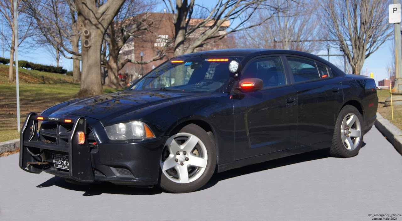 A photo  of Rhode Island State Police
            Cruiser 903, a 2013 Dodge Charger             taken by Jamian Malo