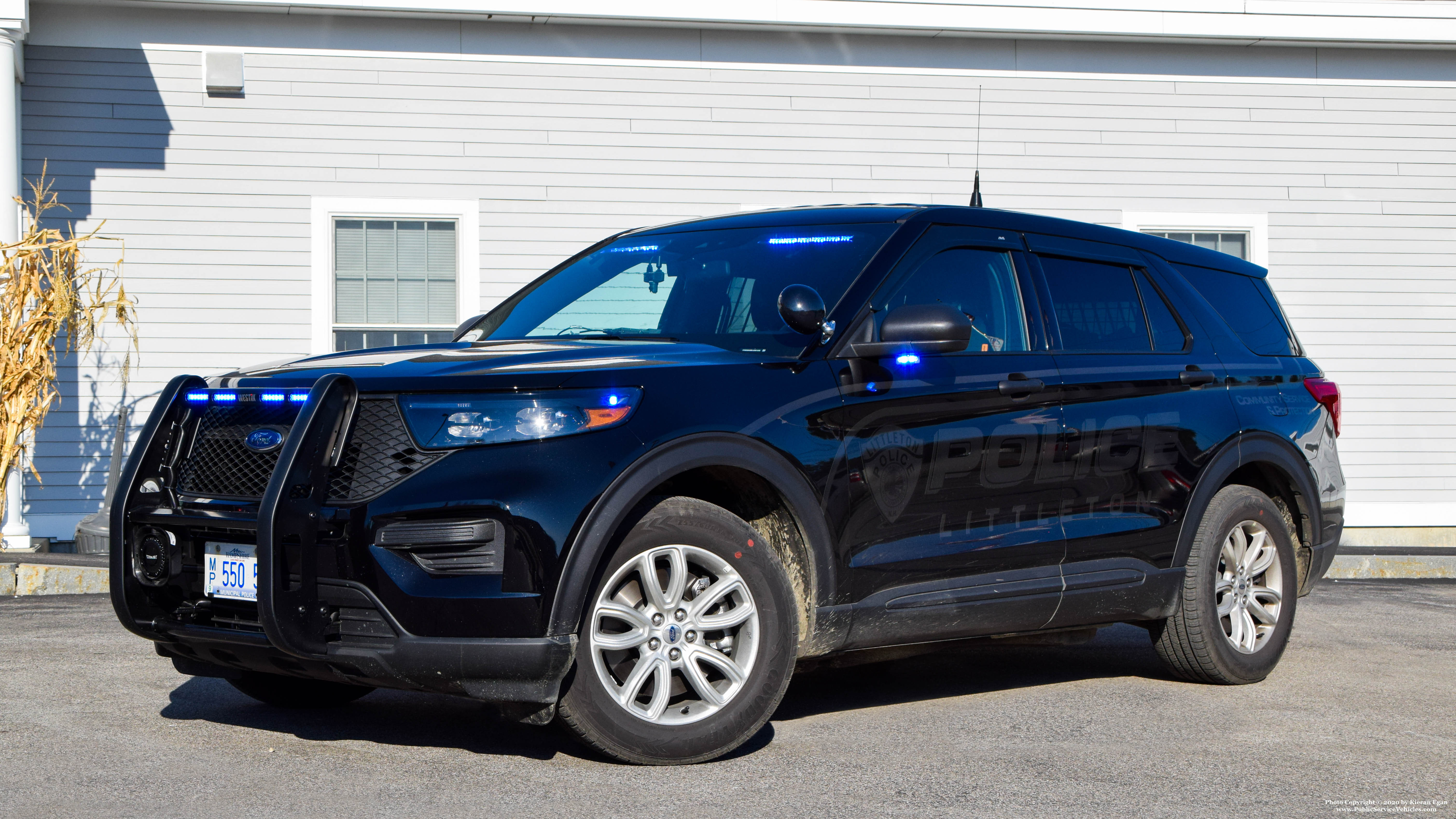 A photo  of Littleton Police
            Car 5, a 2020 Ford Police Interceptor Utility             taken by Kieran Egan