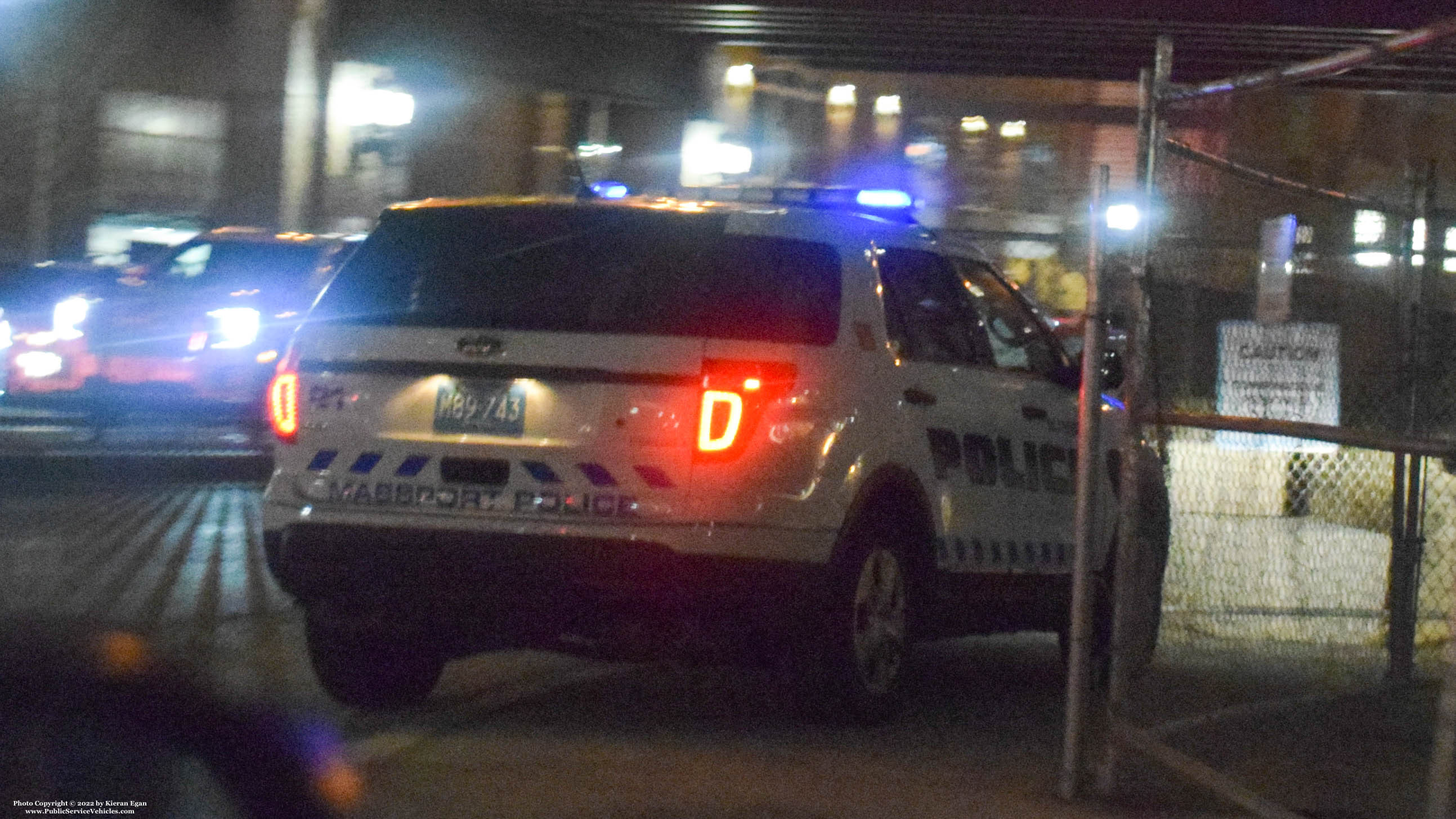 A photo  of Massport Police
            Car 21, a 2013 Ford Police Interceptor Utility             taken by Kieran Egan
